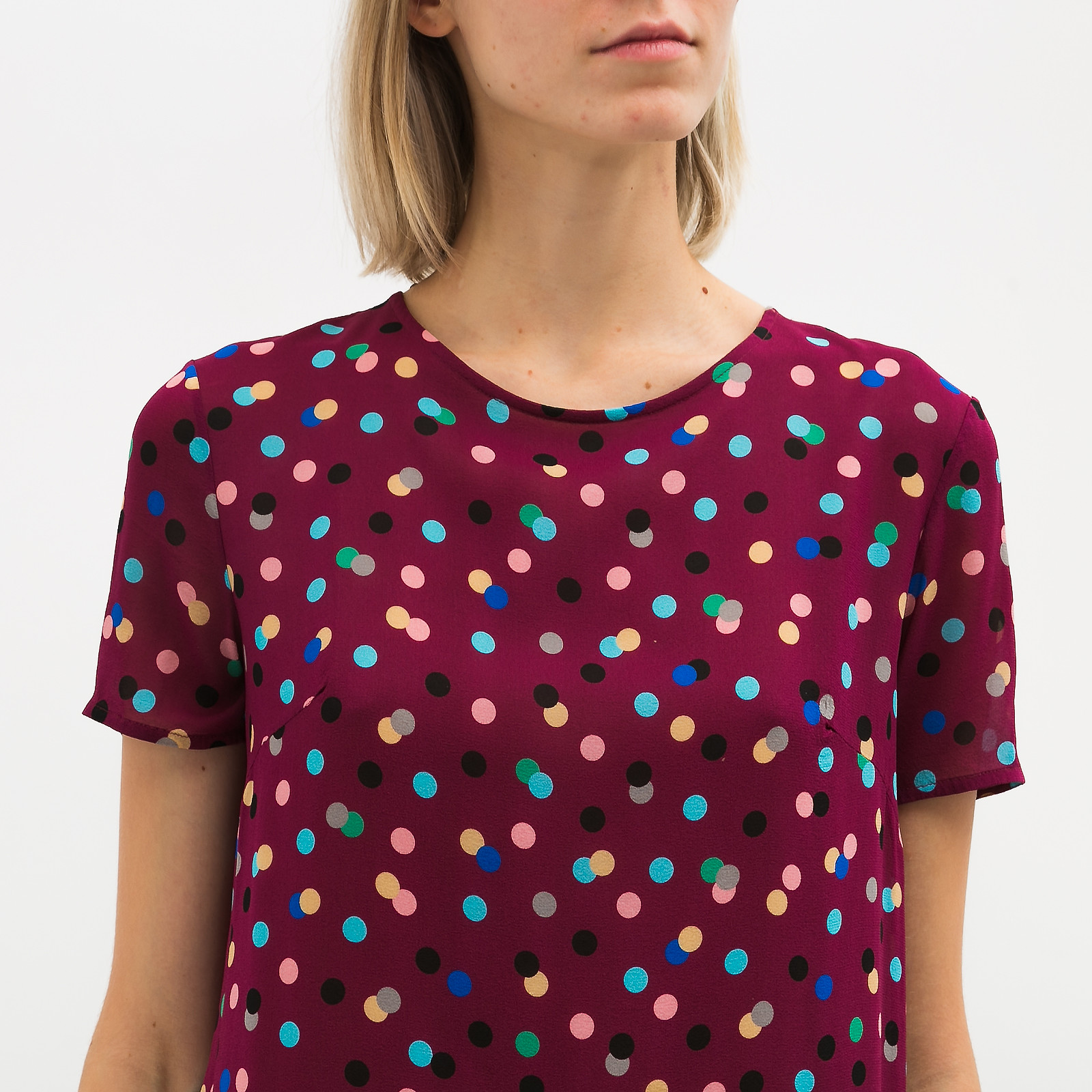 Платье  фиолетового цвета Alexander Terekhov - фото из каталога магазина брендовой одежды Second Friend Store Платье Alexander Terekhov - купить оригинал в секонд-хенде SFS - 4