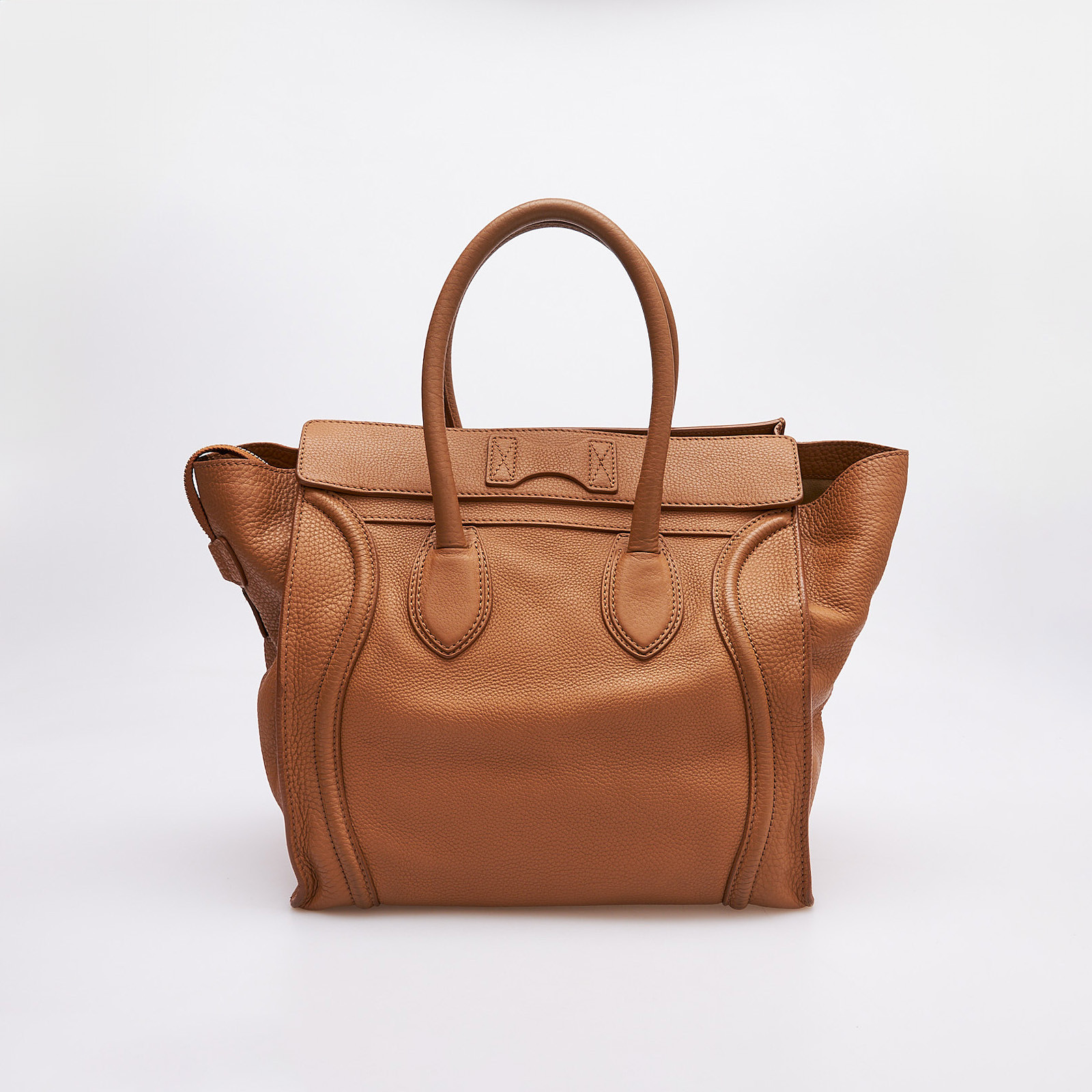 Сумка  коричневого цвета Celine - фото из каталога магазина брендовой одежды Second Friend Store Сумка Celine - купить оригинал в секонд-хенде SFS - 4