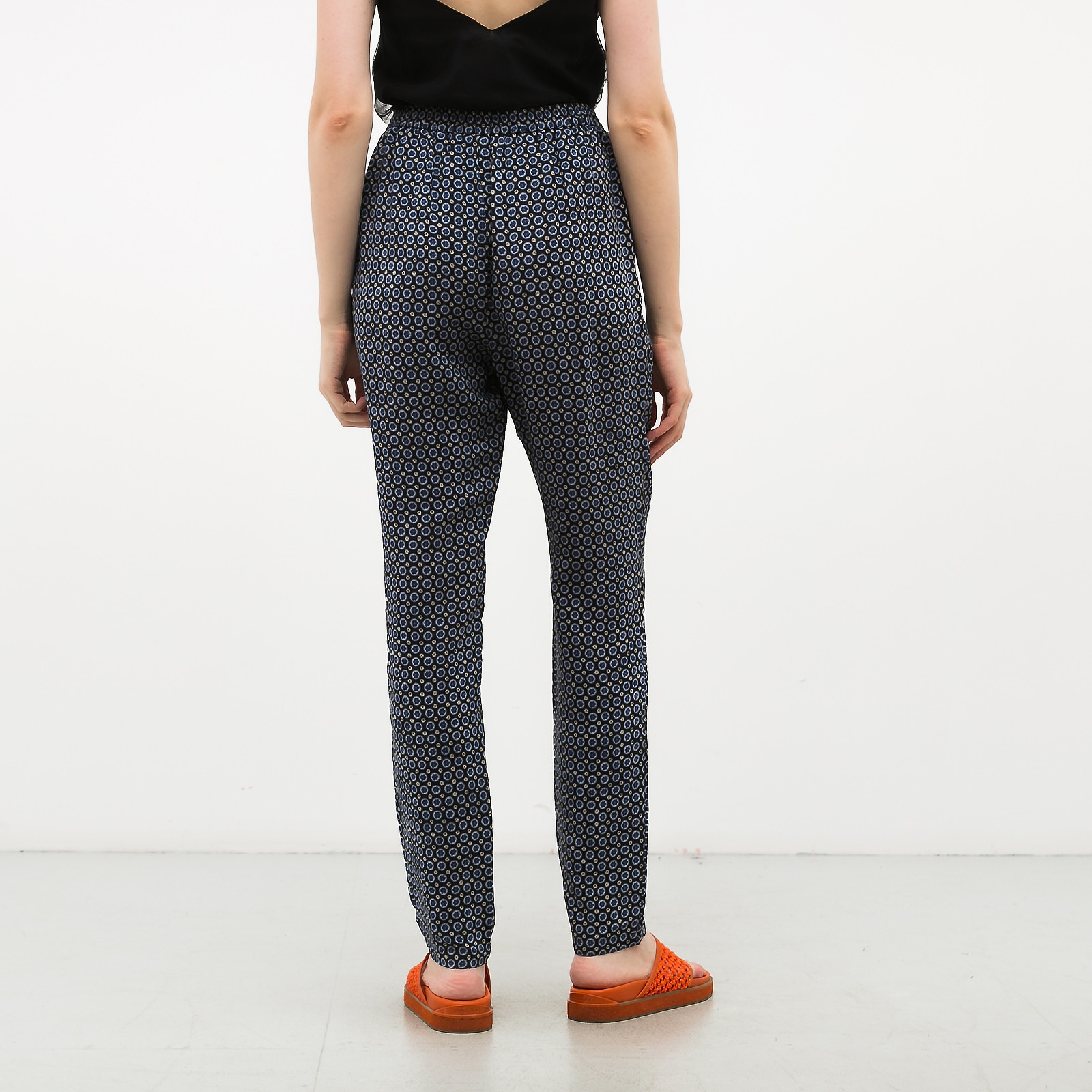 Брюки синего цвета Stella McCartney - фото из каталога магазина брендовой одежды Second Friend Store Брюки Stella McCartney - купить оригинал в секонд-хенде SFS - 3