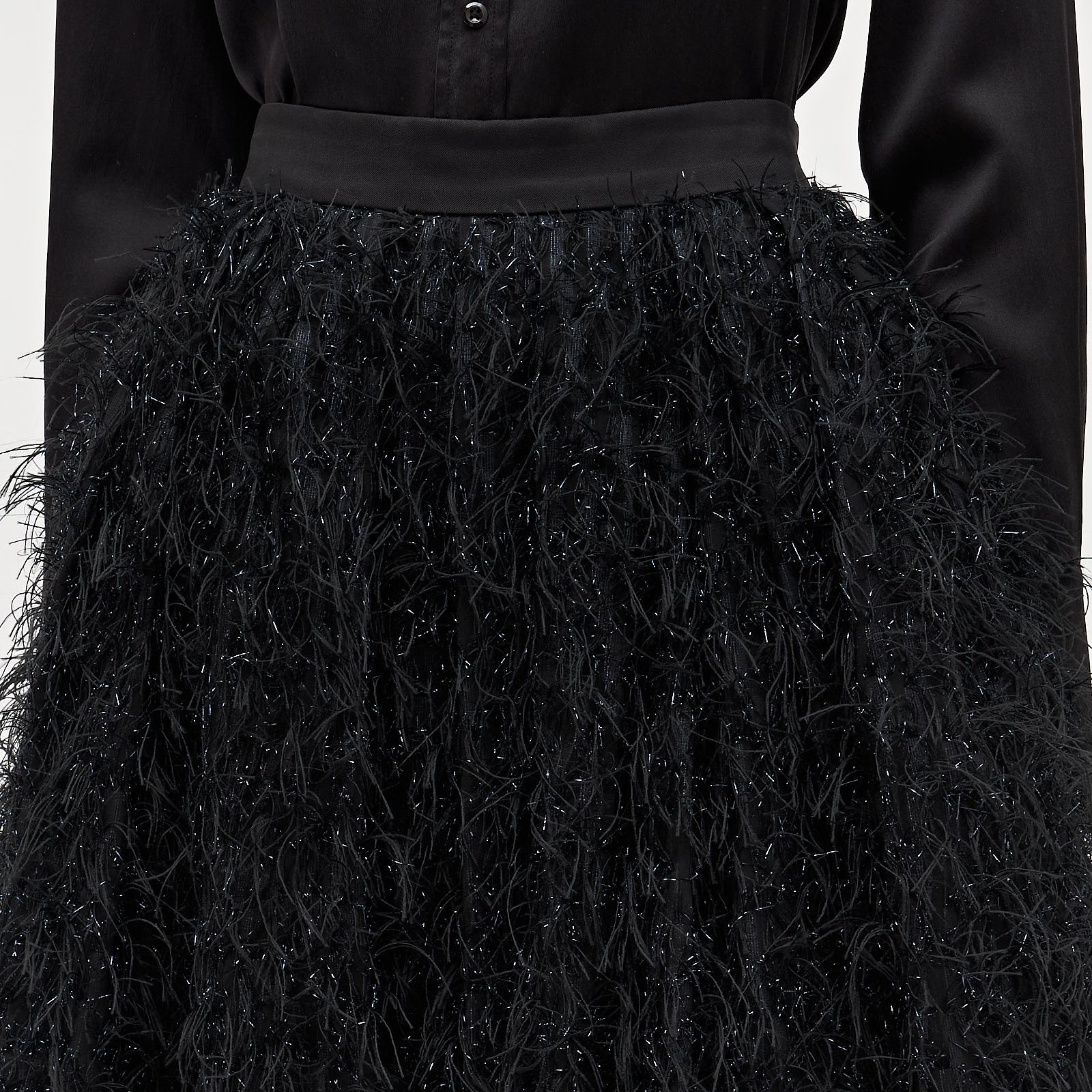 Юбка черного цвета Brunello Cucinelli - фото из каталога магазина брендовой одежды Second Friend Store Юбка Brunello Cucinelli - купить оригинал в секонд-хенде SFS - 4