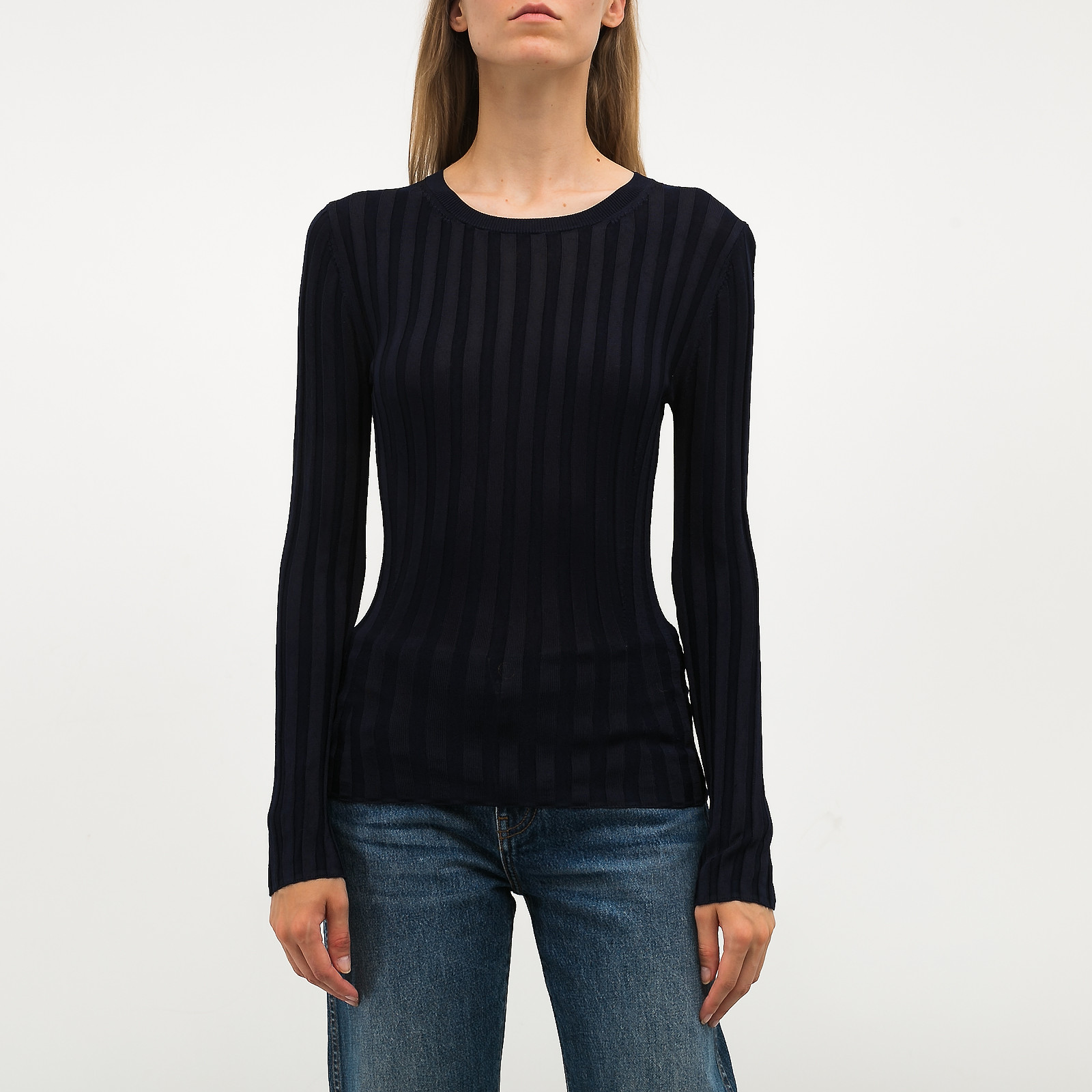 Джемпер синего цвета Acne Studios - фото из каталога магазина брендовой одежды Second Friend Store Джемпер Acne Studios - купить оригинал в секонд-хенде SFS - 1