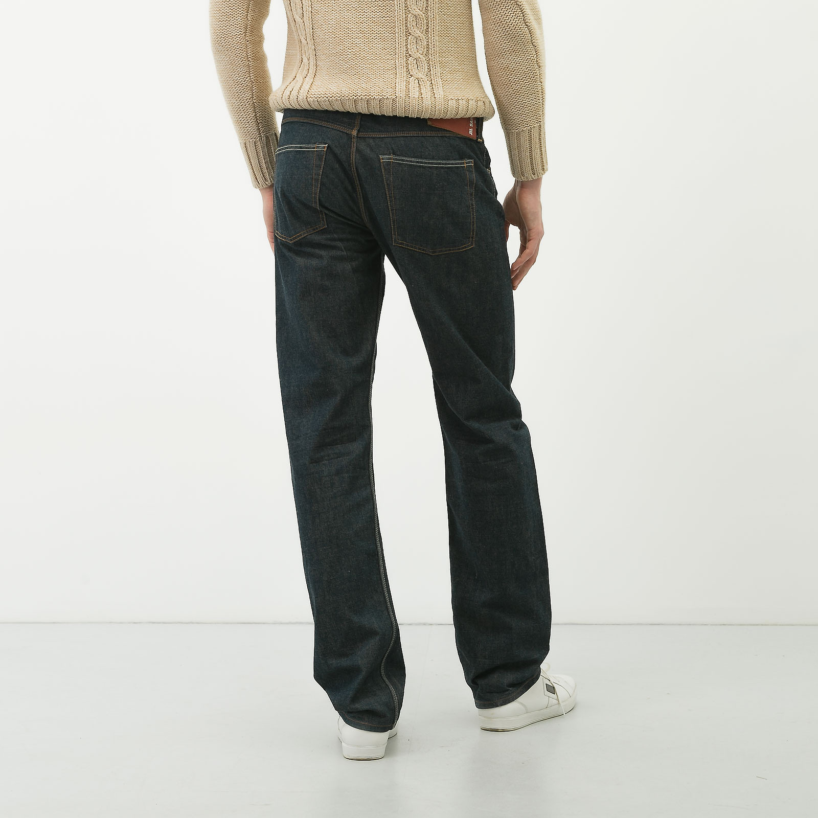 Джинсы синего цвета Jil Sander - фото из каталога магазина брендовой одежды Second Friend Store Джинсы Jil Sander - купить оригинал в секонд-хенде SFS - 2