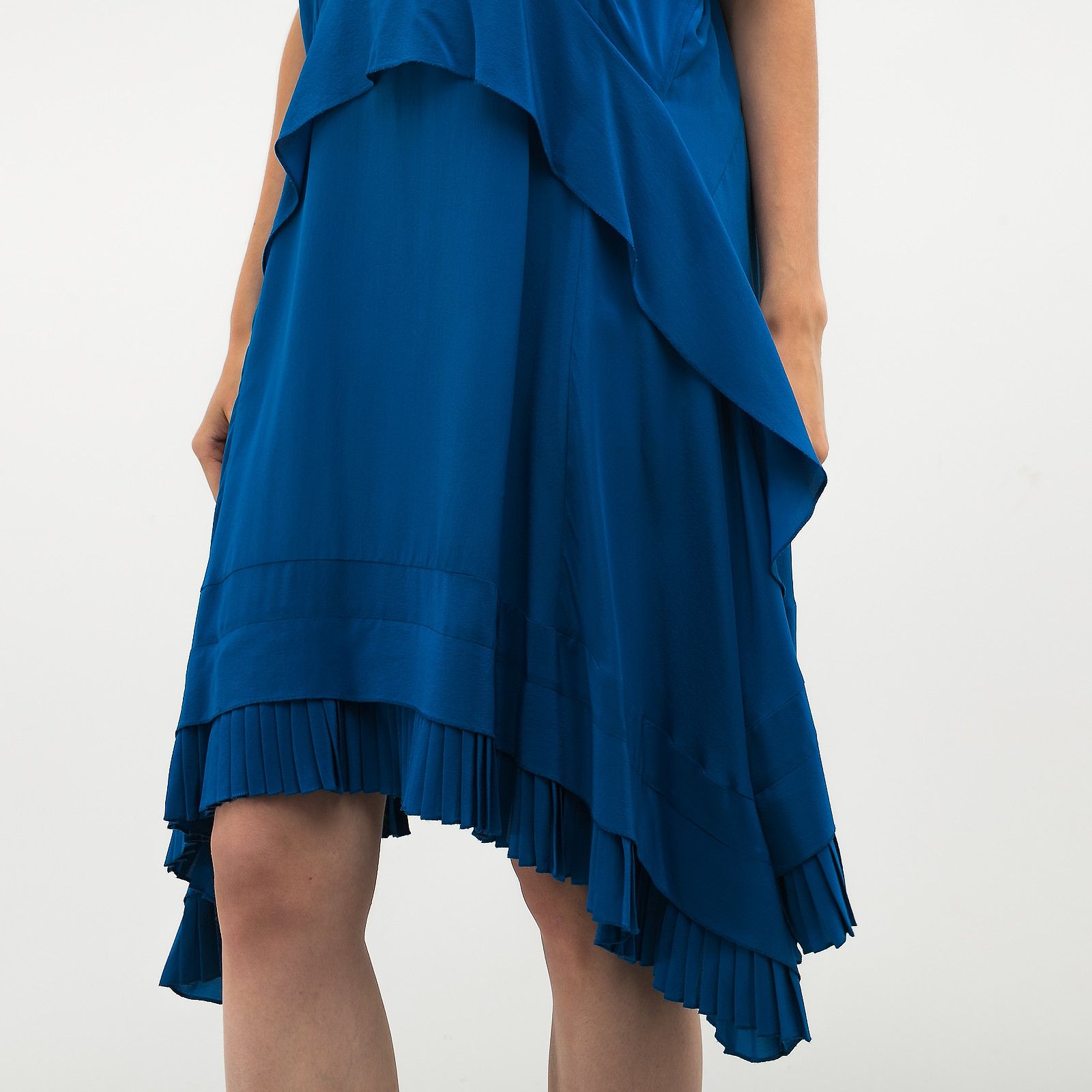 Платье голубого цвета Balenciaga - фото из каталога магазина брендовой одежды Second Friend Store Платье Balenciaga - купить оригинал в секонд-хенде SFS - 4