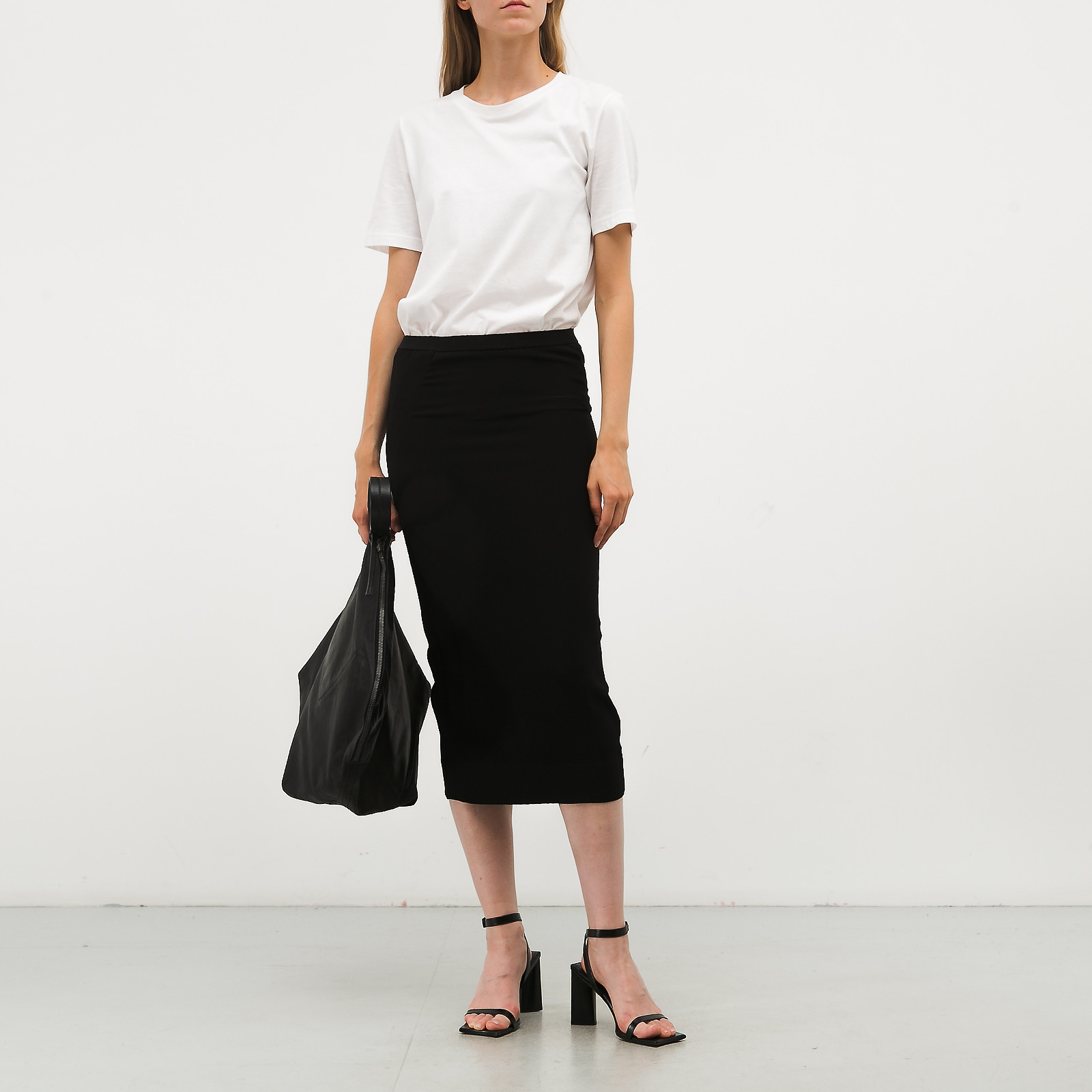 Юбка черного цвета Rick Owens - фото из каталога магазина брендовой одежды Second Friend Store Юбка Rick Owens - купить оригинал в секонд-хенде SFS - 2