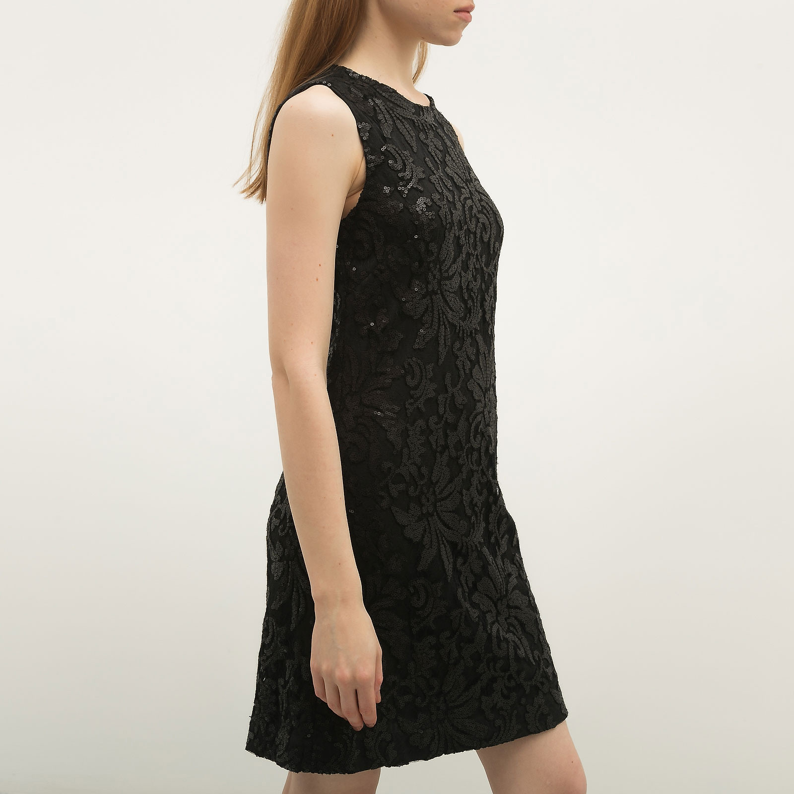 Платье черного цвета Diane von Furstenberg - фото из каталога магазина брендовой одежды Second Friend Store Платье Diane von Furstenberg - купить оригинал в секонд-хенде SFS - 3
