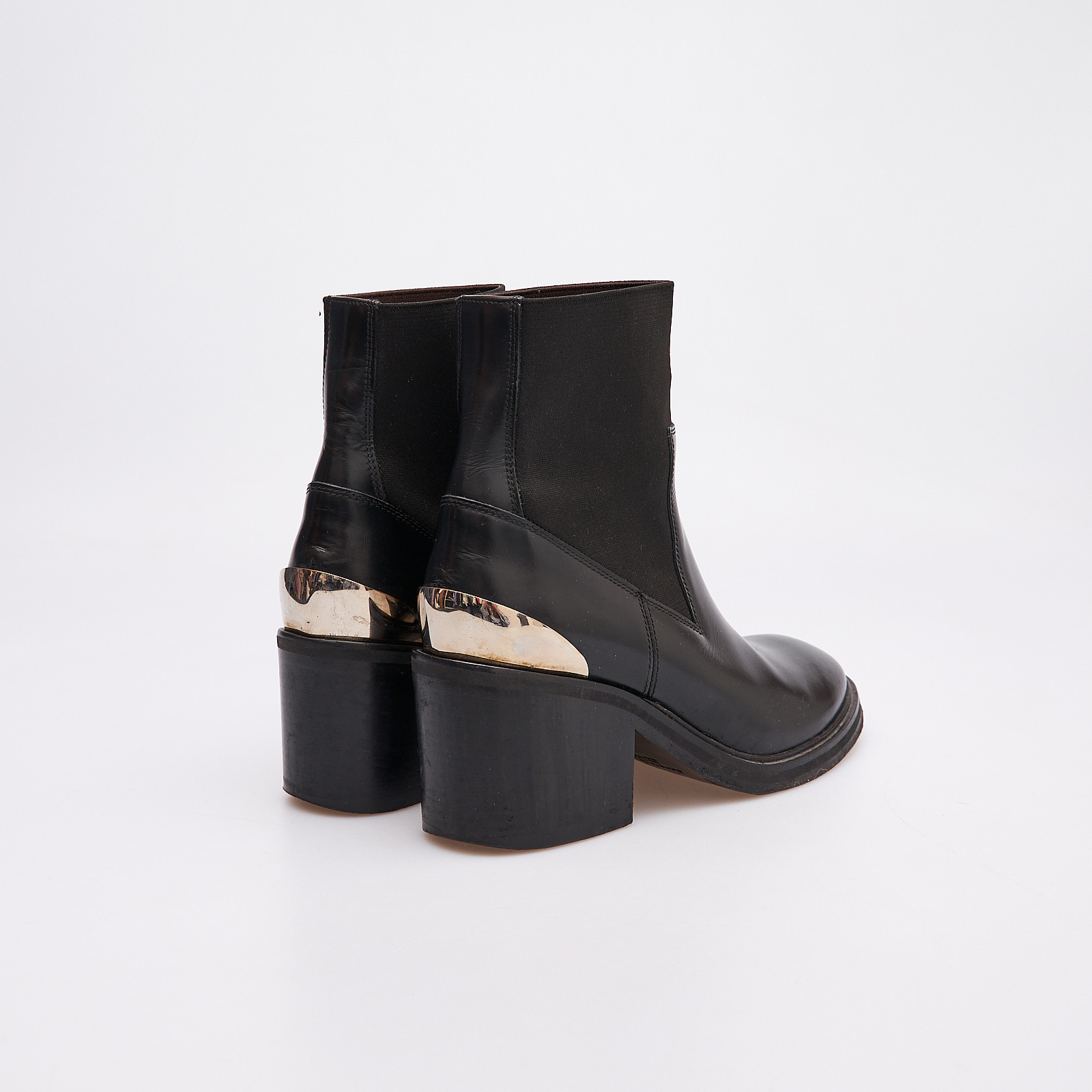 Ботильоны черного цвета Acne Studios - фото из каталога магазина брендовой одежды Second Friend Store Ботильоны Acne Studios - купить оригинал в секонд-хенде SFS - 3