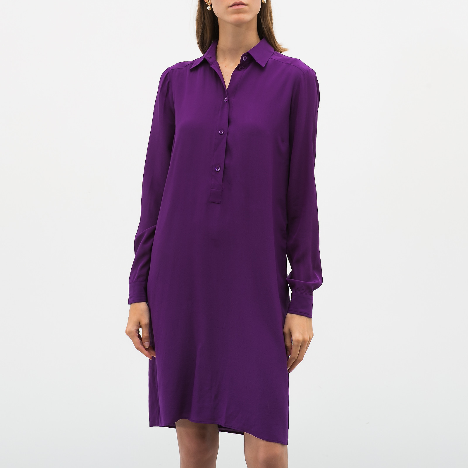 Платье фиолетового цвета Gucci - фото из каталога магазина брендовой одежды Second Friend Store Платье Gucci - купить оригинал в секонд-хенде SFS - 1