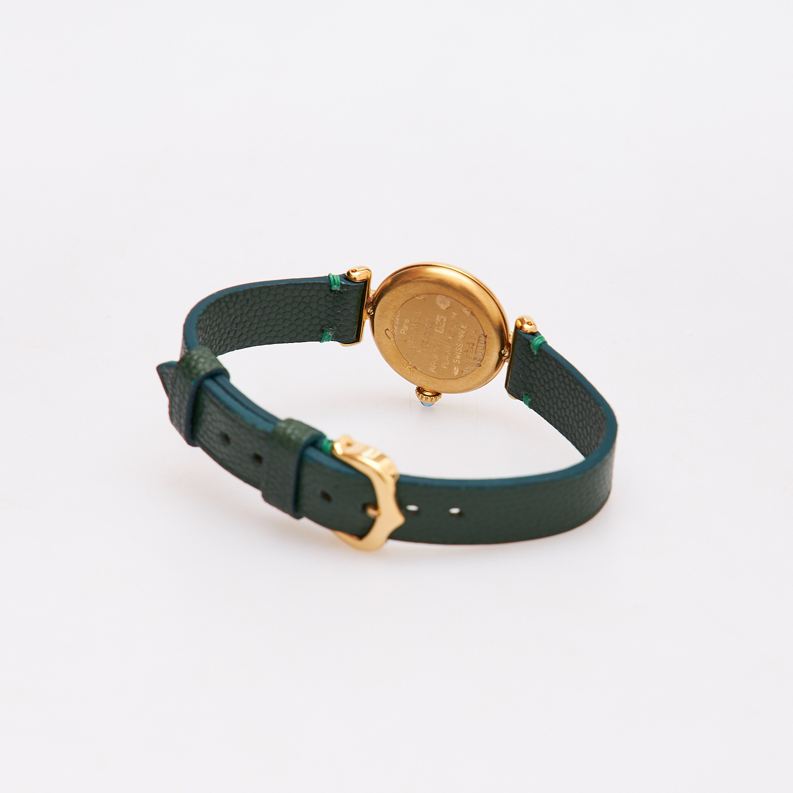 Часы золотого цвета Cartier - фото из каталога магазина брендовой одежды Second Friend Store Часы Cartier - купить оригинал в секонд-хенде SFS - 7