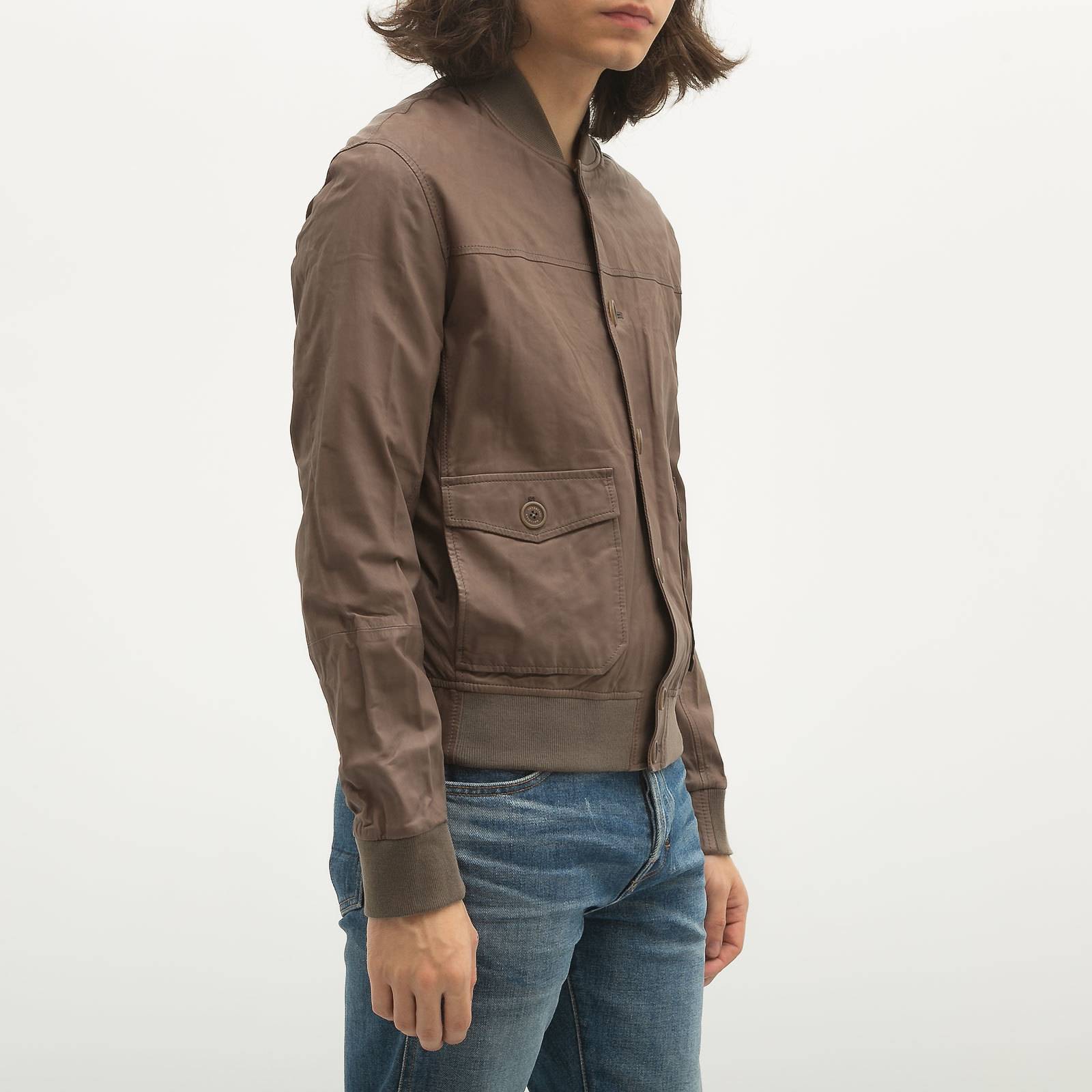 Кожаная куртка Brunello Cucinelli - купить оригинал в секонд-хенде SFS - 3