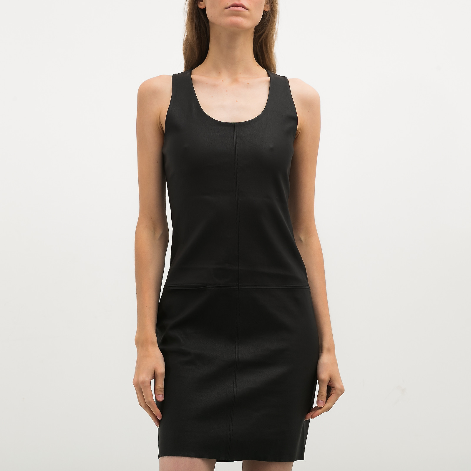 Платье черного цвета Helmut Lang - фото из каталога магазина брендовой одежды Second Friend Store Платье Helmut Lang - купить оригинал в секонд-хенде SFS - 1