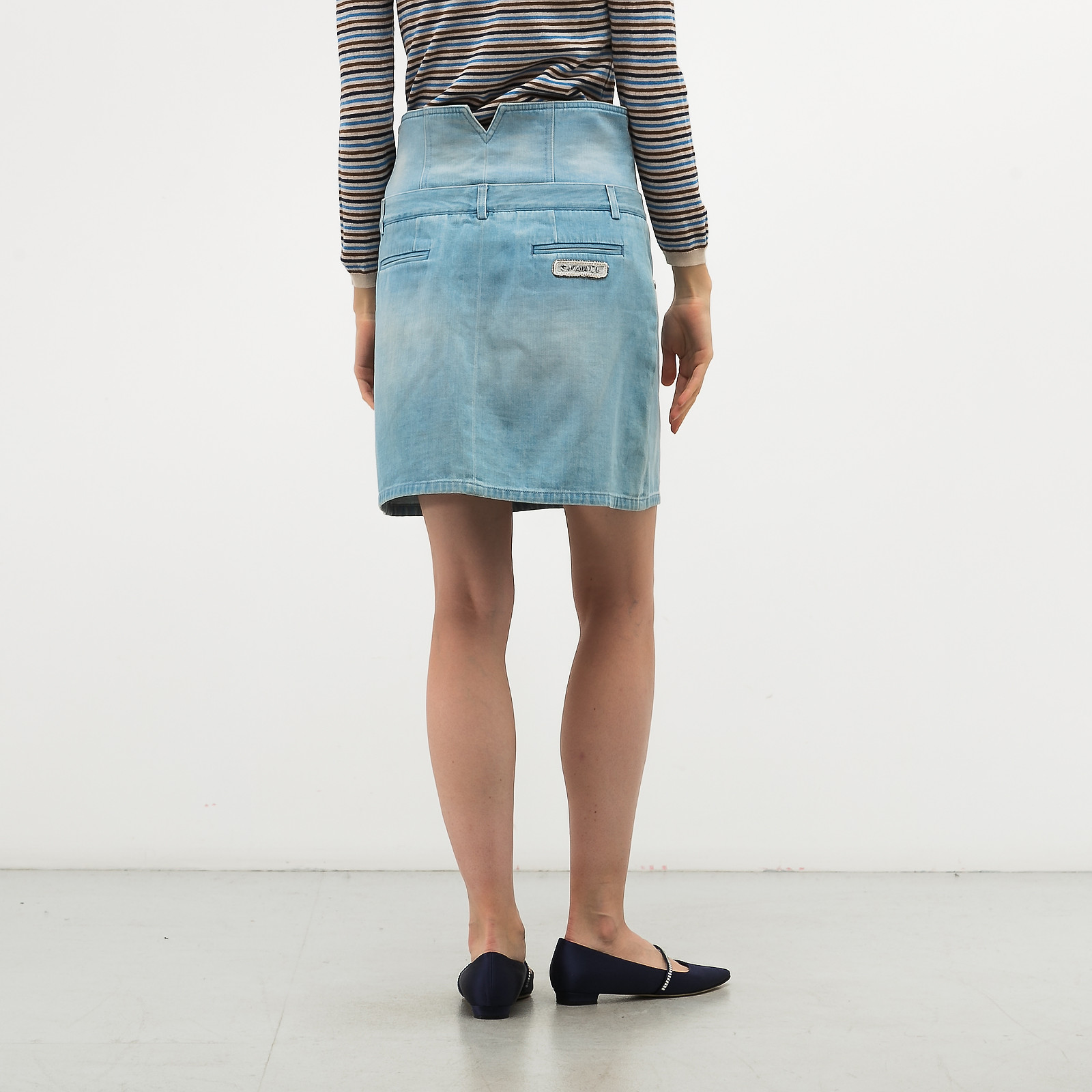 Юбка джинсовая Chanel - купить оригинал в секонд-хенде SFS