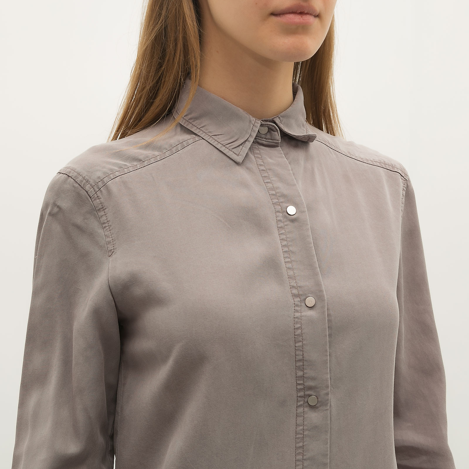 Платье серого цвета T by Alexander Wang - фото из каталога магазина брендовой одежды Second Friend Store Платье T by Alexander Wang - купить оригинал в секонд-хенде SFS - 4