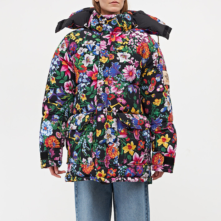 Пуховик The North Face x Gucci