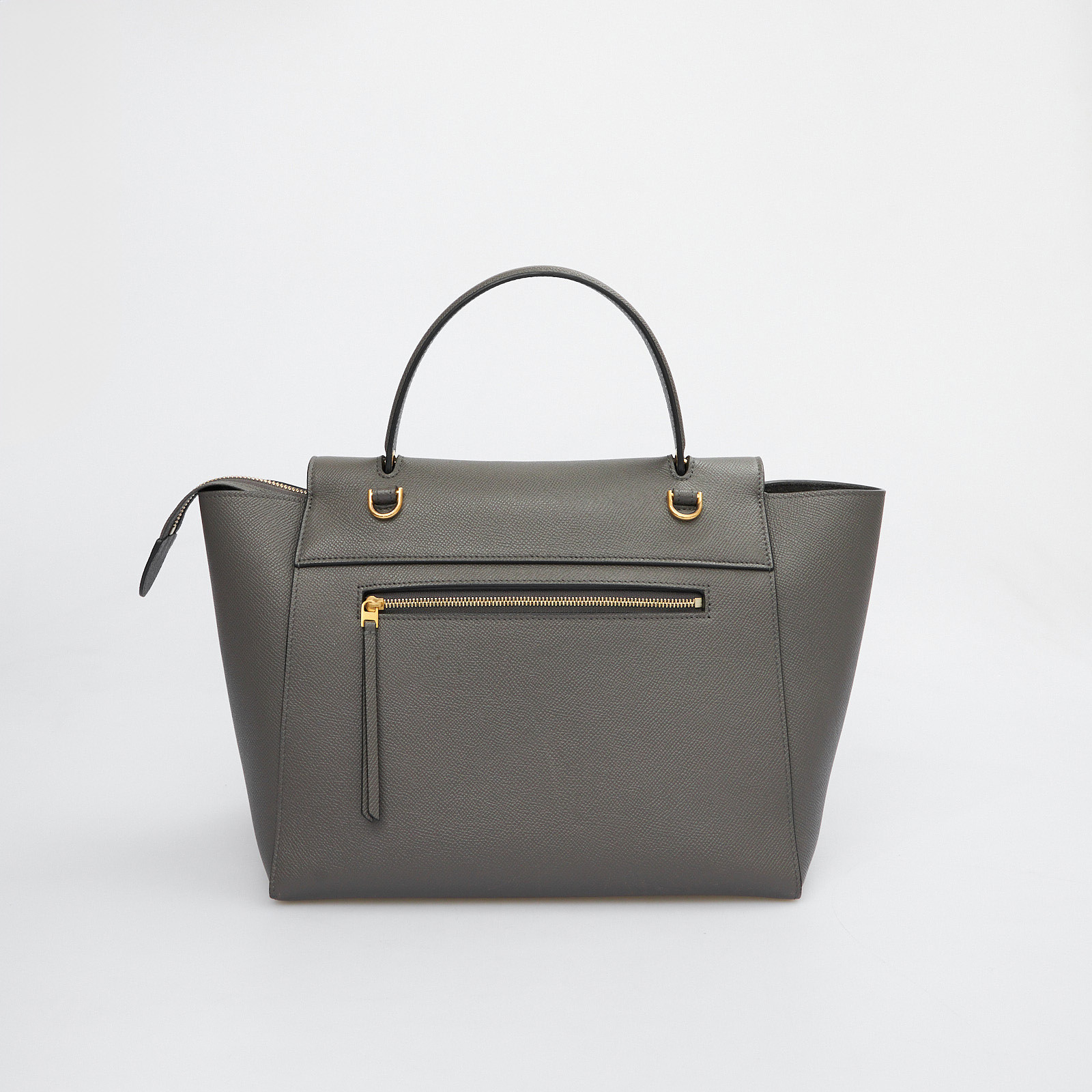 Сумка серого цвета Celine - фото из каталога магазина брендовой одежды Second Friend Store Сумка Celine - купить оригинал в секонд-хенде SFS - 4