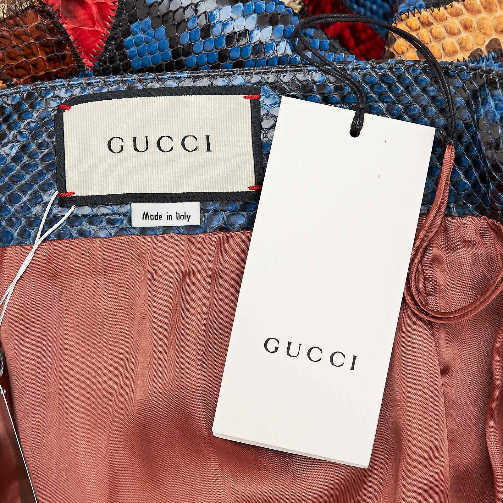 Юбка синего цвета Gucci - фото из каталога магазина брендовой одежды Second Friend Store Юбка Gucci - купить оригинал в секонд-хенде SFS - 5