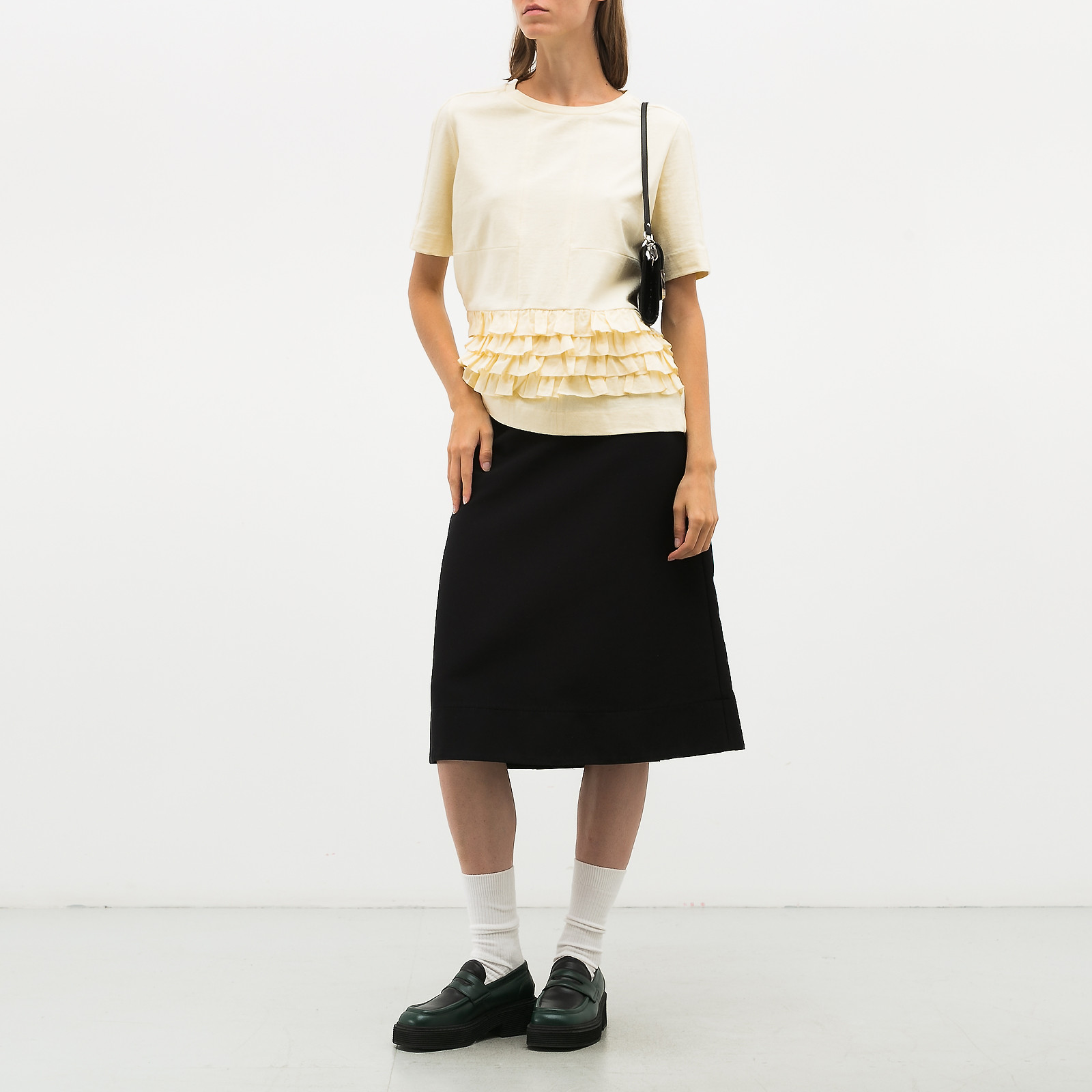 Юбка черного цвета Marni - фото из каталога магазина брендовой одежды Second Friend Store Юбка Marni - купить оригинал в секонд-хенде SFS - 2