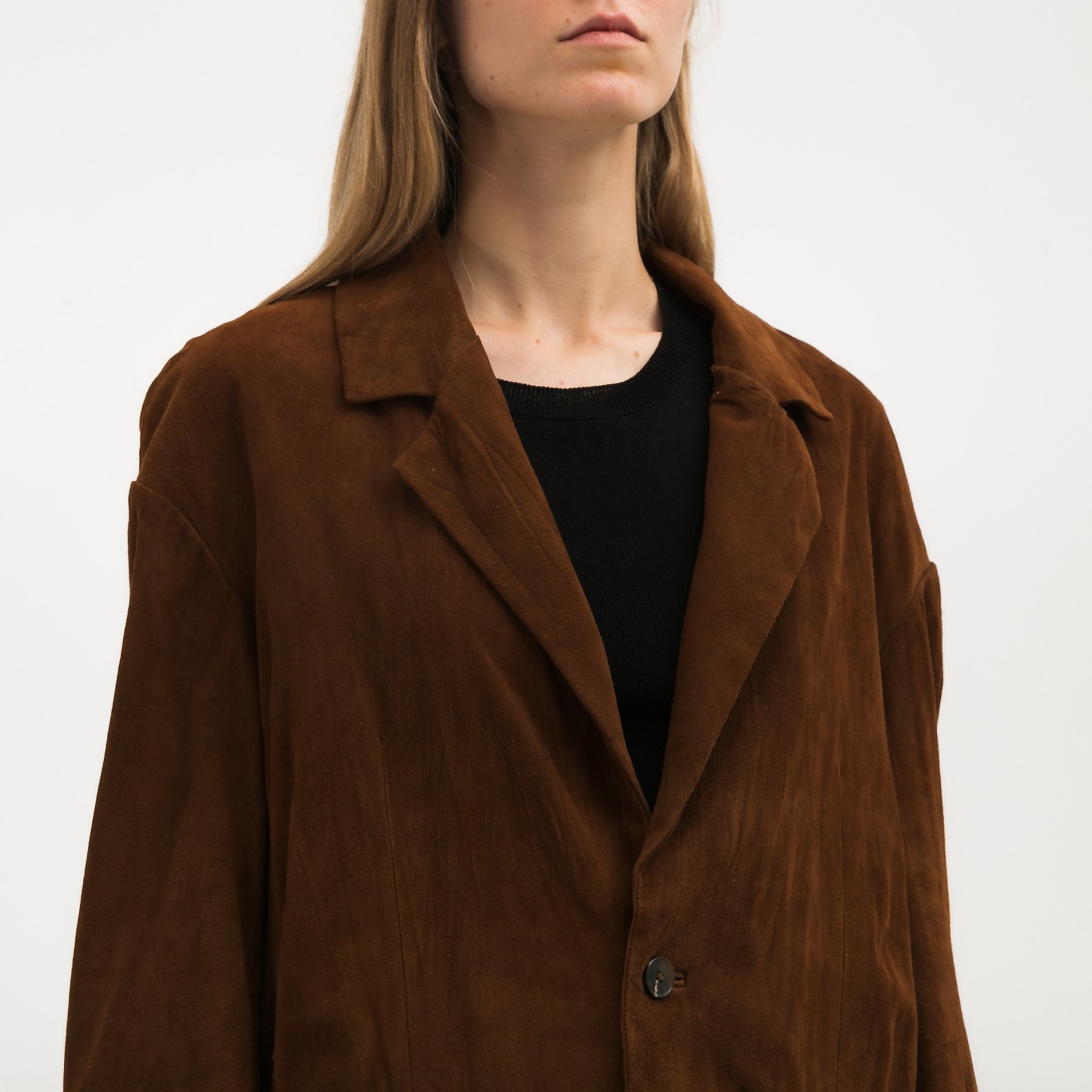 Пиджак коричневого цвета Zadig & Voltaire - фото из каталога магазина брендовой одежды Second Friend Store Пиджак Zadig & Voltaire - купить оригинал в секонд-хенде SFS - 4