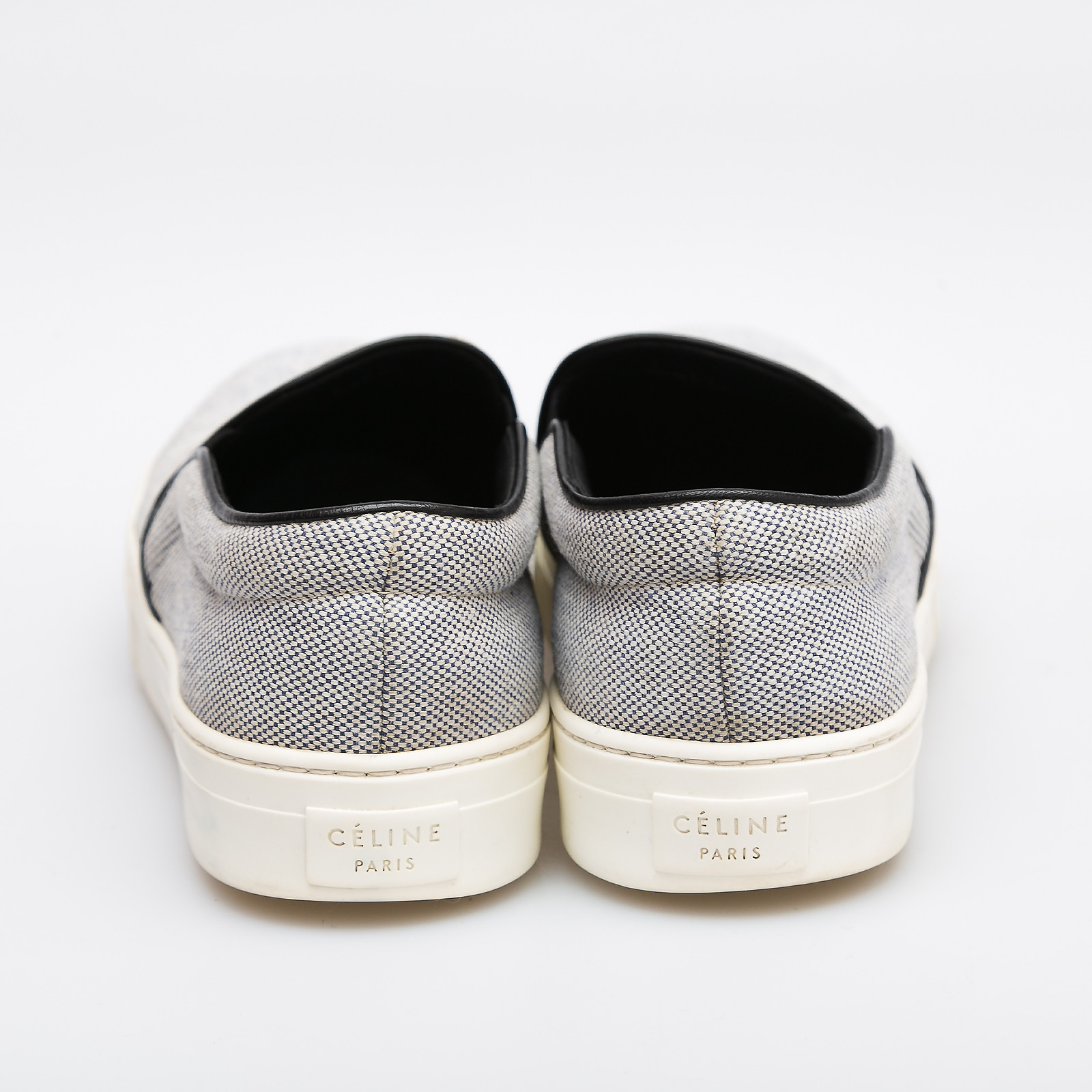 Слипоны голубого цвета Celine - фото из каталога магазина брендовой одежды Second Friend Store Слипоны Celine - купить оригинал в секонд-хенде SFS - 3