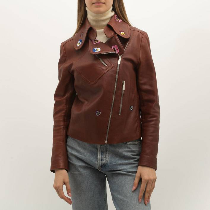 Куртка кожаная Christopher Kane