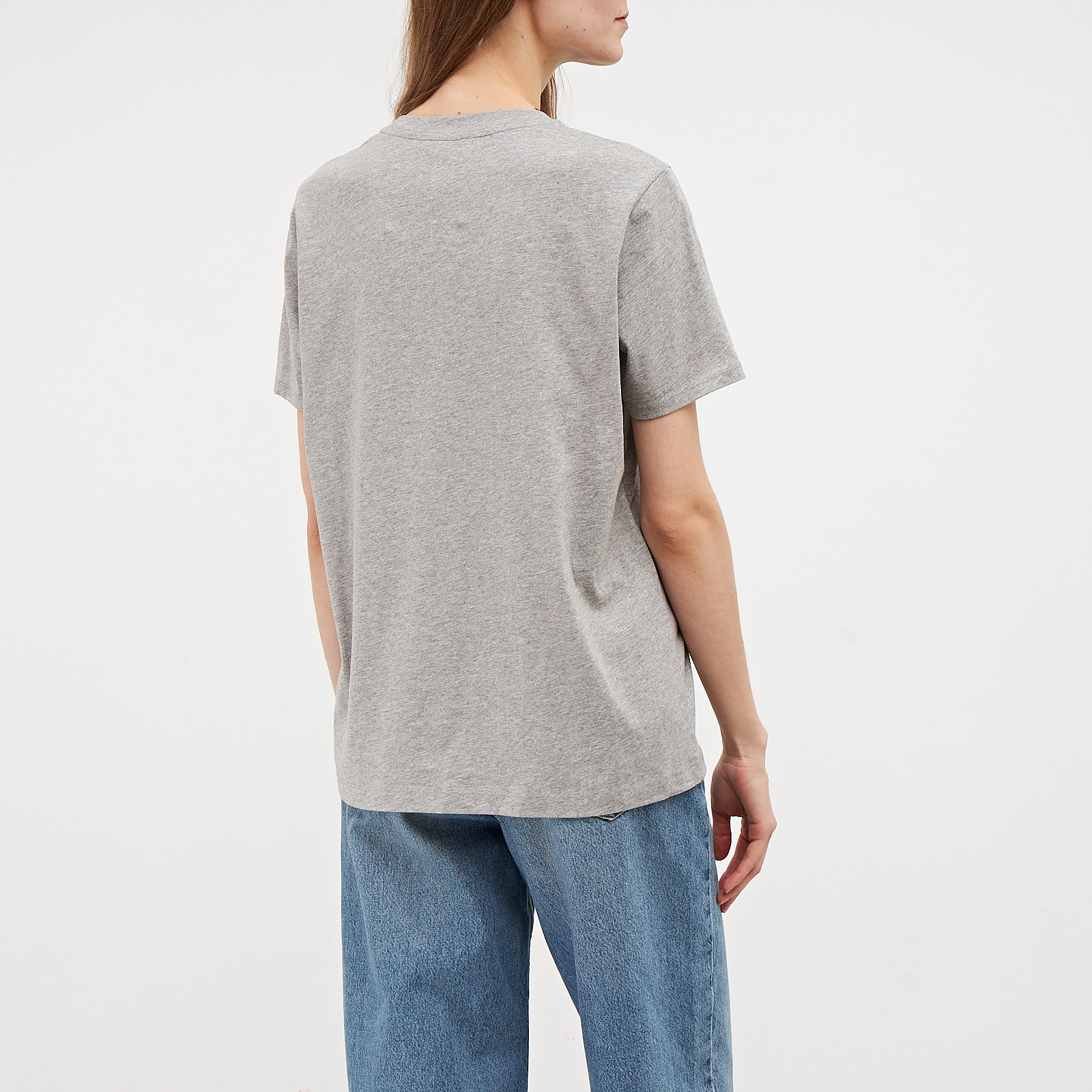 Футболка серого цвета Acne Studios - фото из каталога магазина брендовой одежды Second Friend Store Футболка Acne Studios - купить оригинал в секонд-хенде SFS - 3