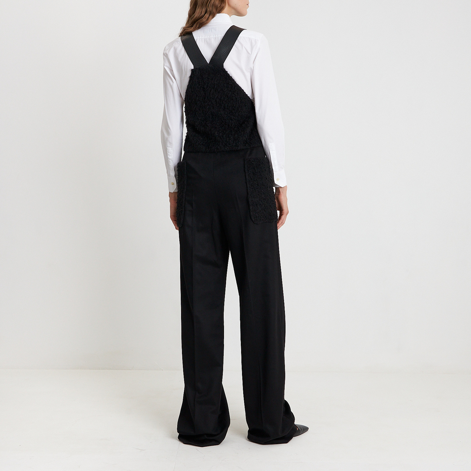 Комбинезон черного цвета Max Mara - фото из каталога магазина брендовой одежды Second Friend Store Комбинезон Max Mara - купить оригинал в секонд-хенде SFS - 3