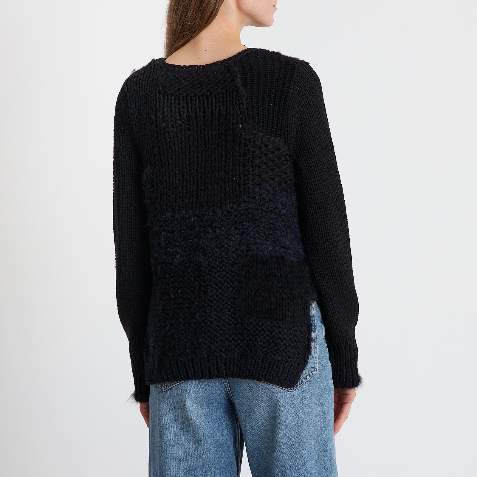 Свитер черного цвета Helmut Lang - фото из каталога магазина брендовой одежды Second Friend Store Свитер Helmut Lang - купить оригинал в секонд-хенде SFS - 3