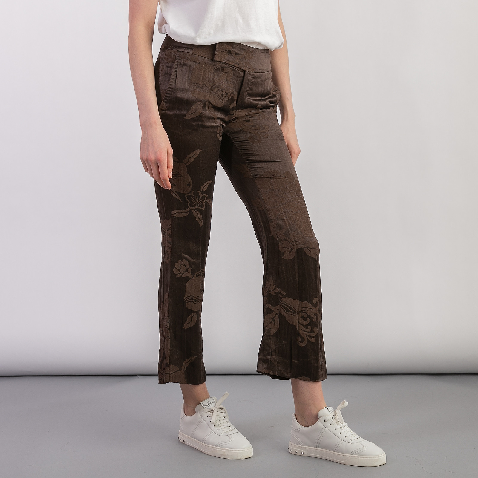 Брюки  коричневого цвета Gucci - фото из каталога магазина брендовой одежды Second Friend Store Брюки Gucci - купить оригинал в секонд-хенде SFS - 3