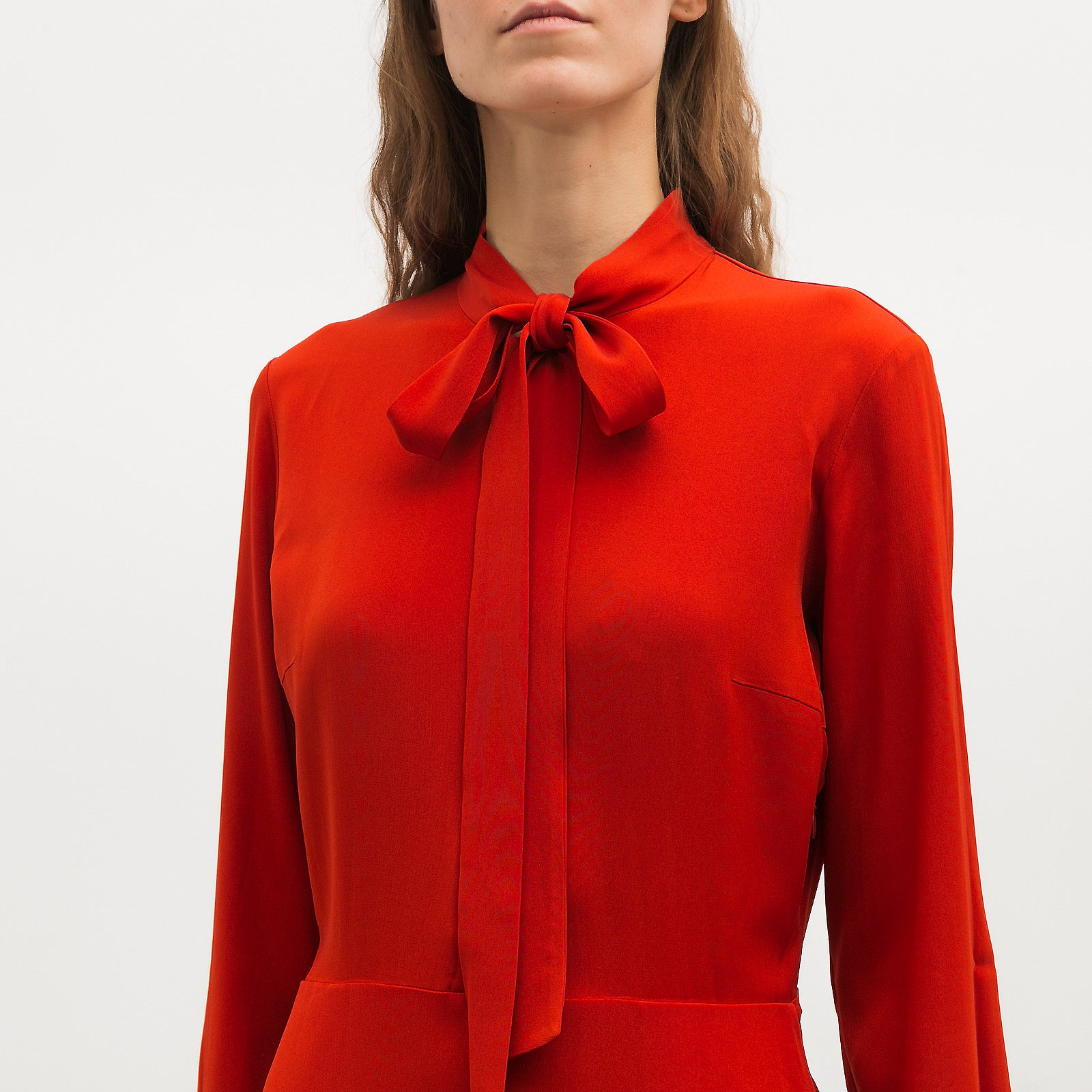 Платье красного цвета Alexander Terekhov - фото из каталога магазина брендовой одежды Second Friend Store Платье Alexander Terekhov - купить оригинал в секонд-хенде SFS - 4