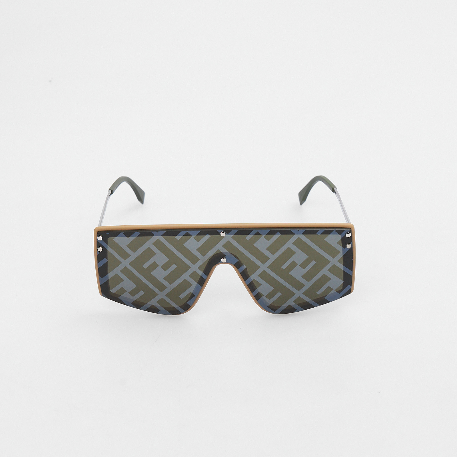 Очки  бежевого цвета Fendi - фото из каталога магазина брендовой одежды Second Friend Store Очки Fendi - купить оригинал в секонд-хенде SFS - 1