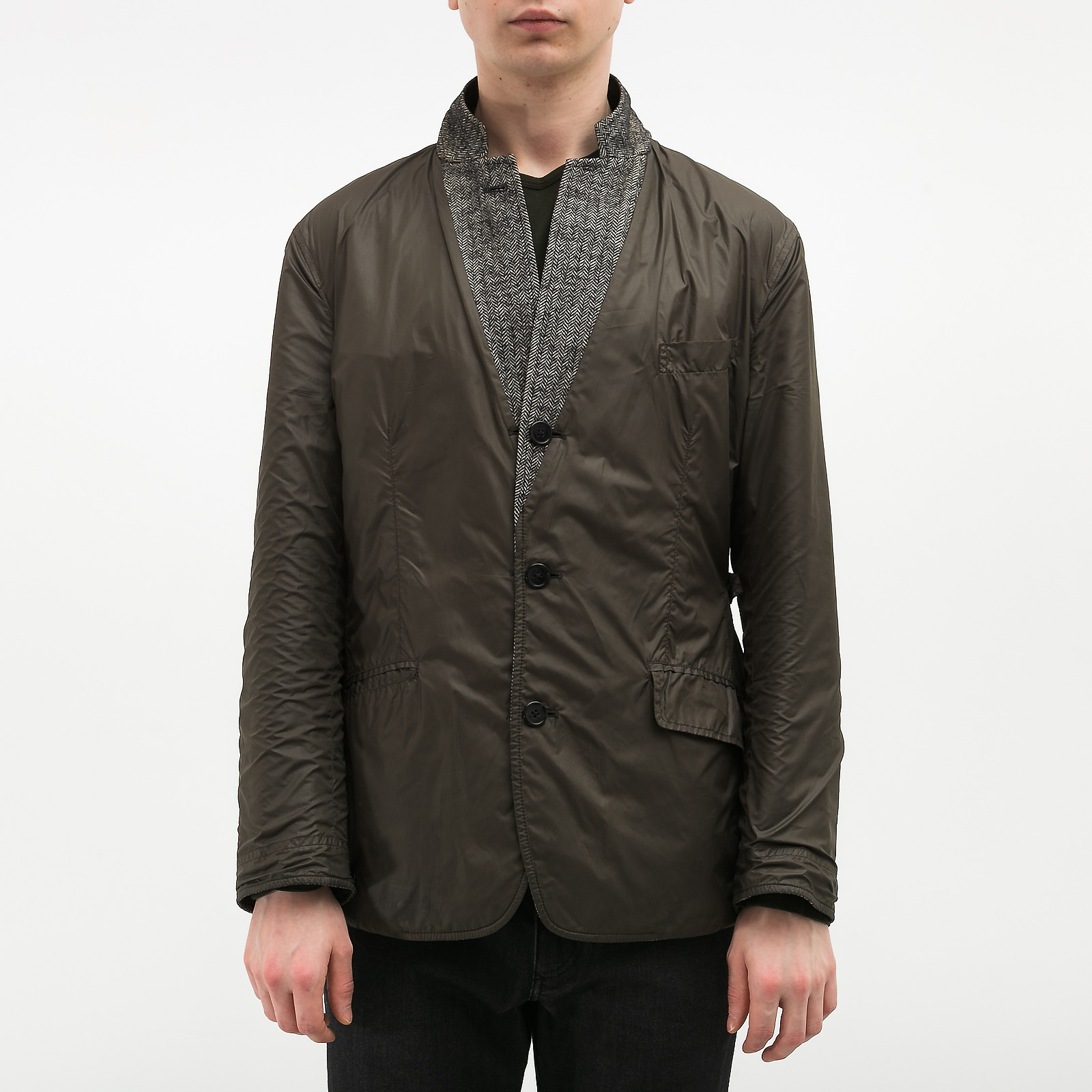 Пальто серого цвета Dolce&Gabbana - фото из каталога магазина брендовой одежды Second Friend Store Пальто Dolce&Gabbana - купить оригинал в секонд-хенде SFS - 3