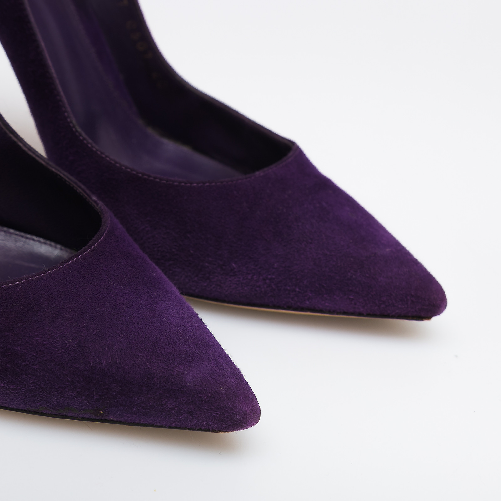Туфли фиолетового цвета Gianvito Rossi - фото из каталога магазина брендовой одежды Second Friend Store Туфли Gianvito Rossi - купить оригинал в секонд-хенде SFS - 4