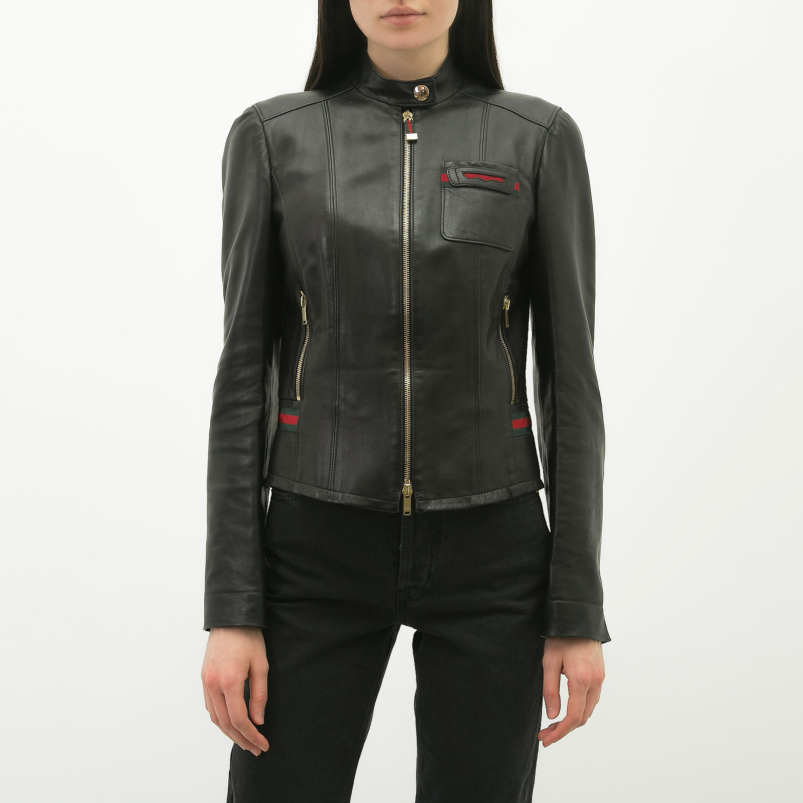 Кожаная куртка Gucci - купить оригинал в секонд-хенде SFS - 1