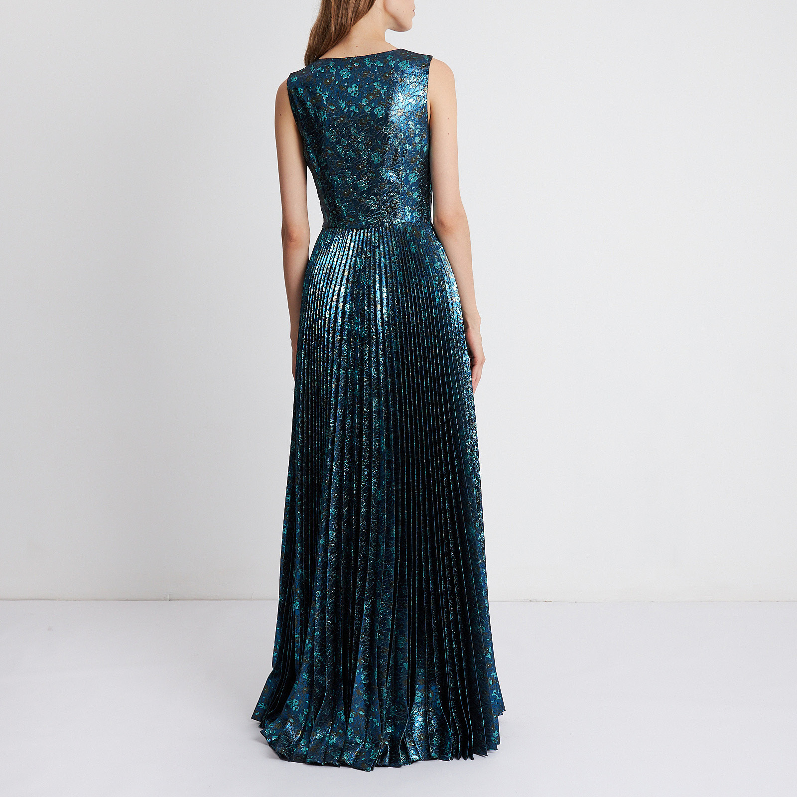 Платье синего цвета Prada - фото из каталога магазина брендовой одежды Second Friend Store Платье Prada - купить оригинал в секонд-хенде SFS - 2