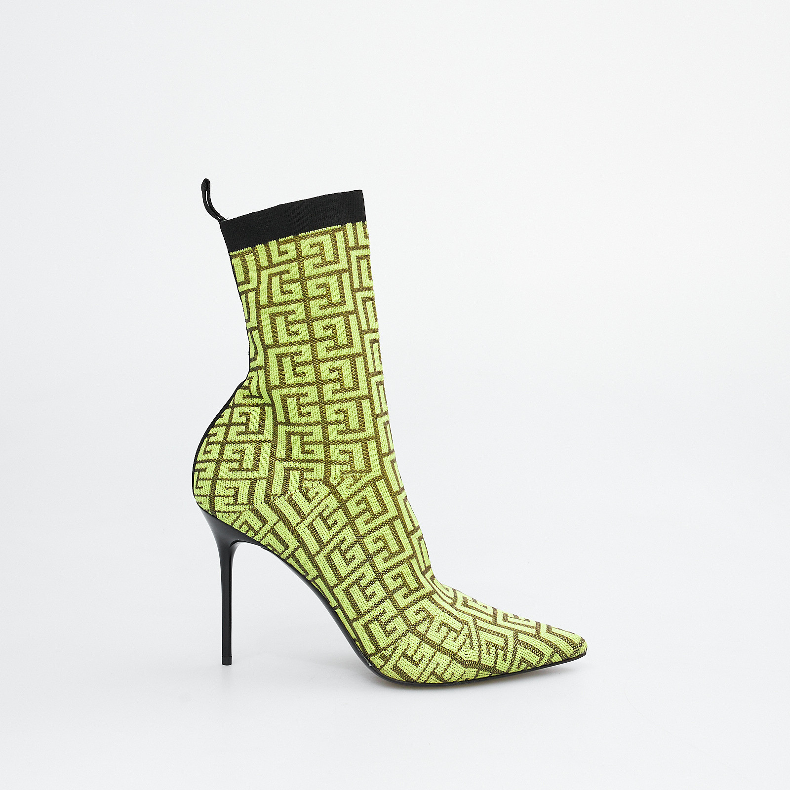 Ботильоны желтого цвета Balmain - фото из каталога магазина брендовой одежды Second Friend Store Ботильоны Balmain - купить оригинал в секонд-хенде SFS - 1