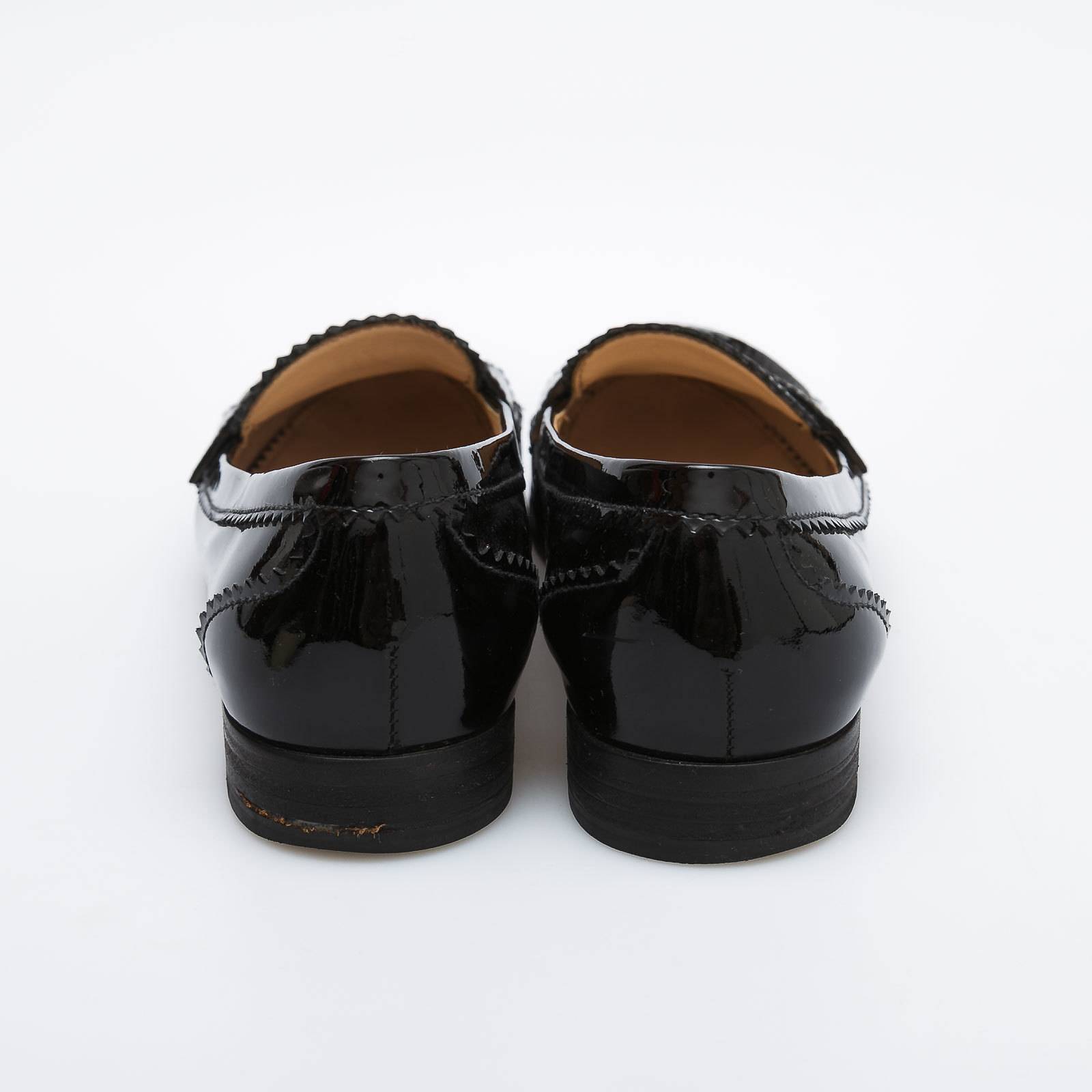 Лоферы черного цвета Prada - фото из каталога магазина брендовой одежды Second Friend Store Лоферы Prada - купить оригинал в секонд-хенде SFS - 3