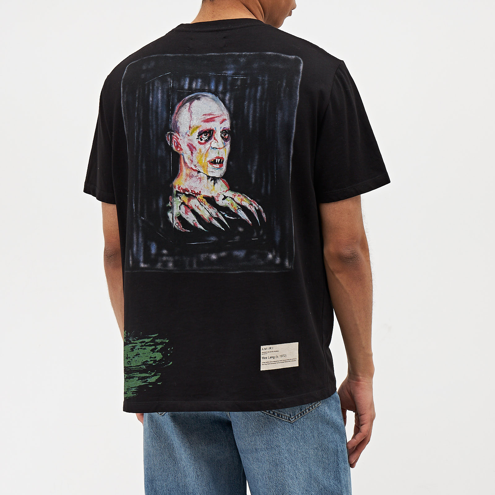 Футболка черного цвета Amiri - фото из каталога магазина брендовой одежды Second Friend Store Футболка Amiri - купить оригинал в секонд-хенде SFS - 3