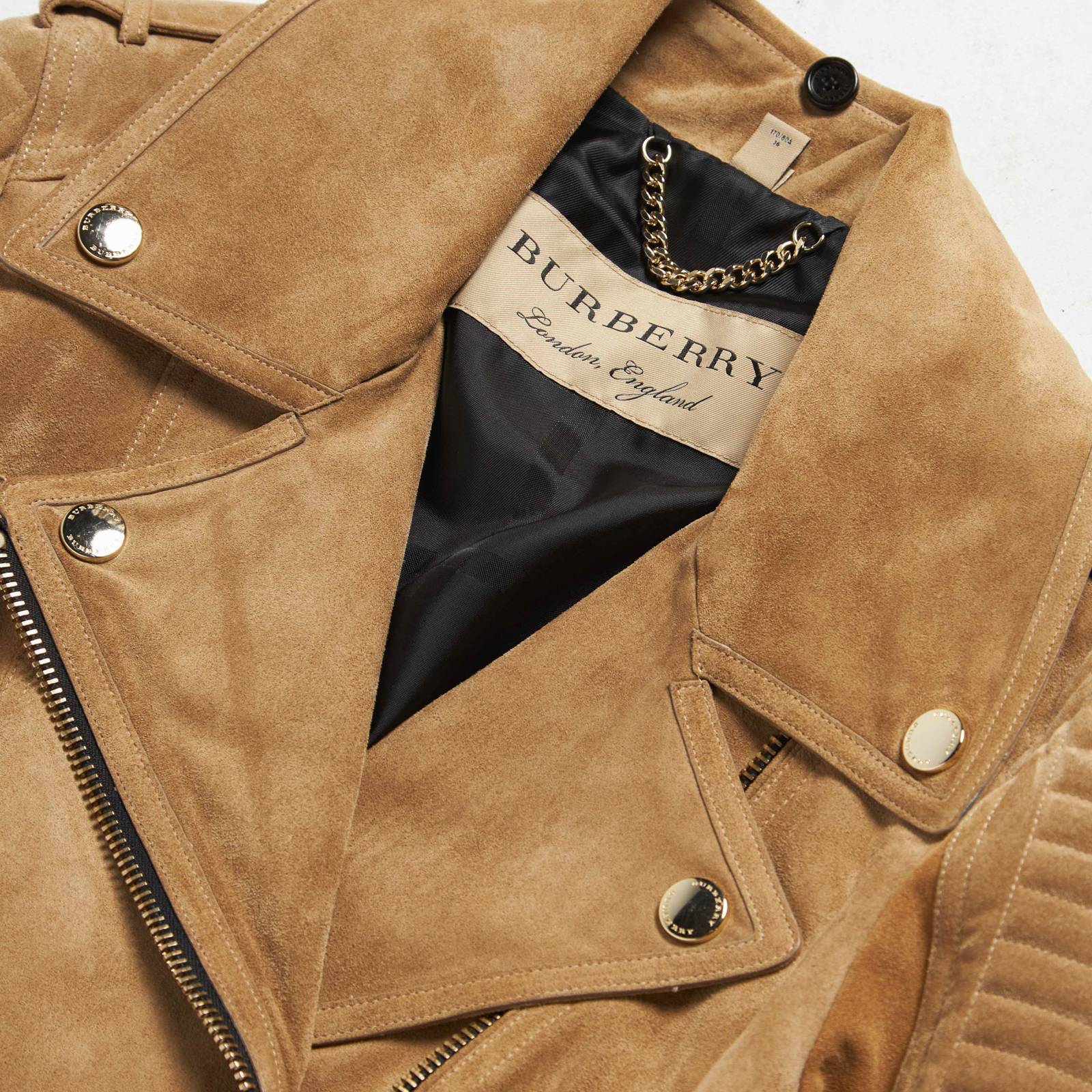 Кожаная куртка Burberry - купить оригинал в секонд-хенде SFS