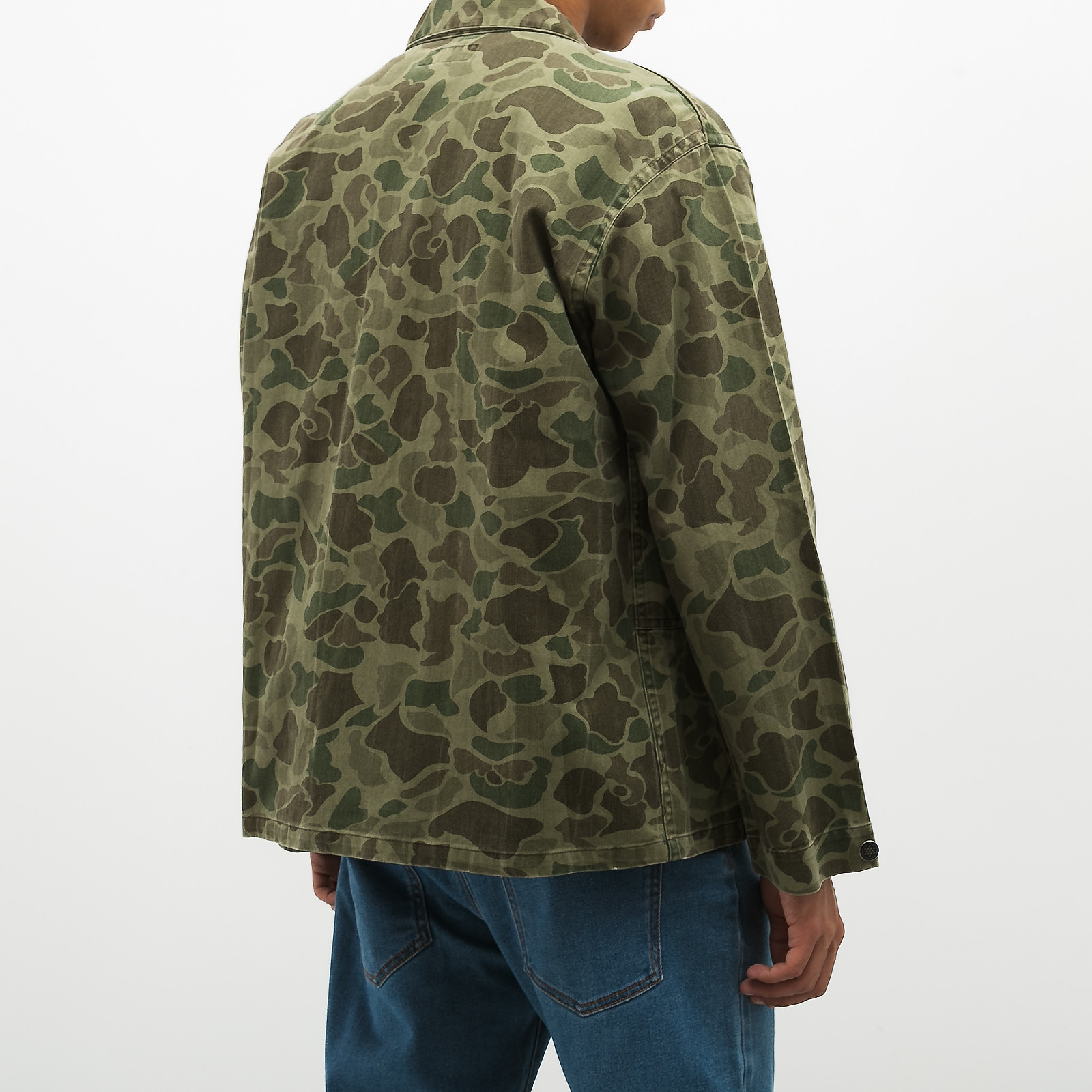 Куртка джинсовая зеленого цвета Polo Ralph Lauren - фото из каталога магазина брендовой одежды Second Friend Store Куртка джинсовая Polo Ralph Lauren - купить оригинал в секонд-хенде SFS - 3