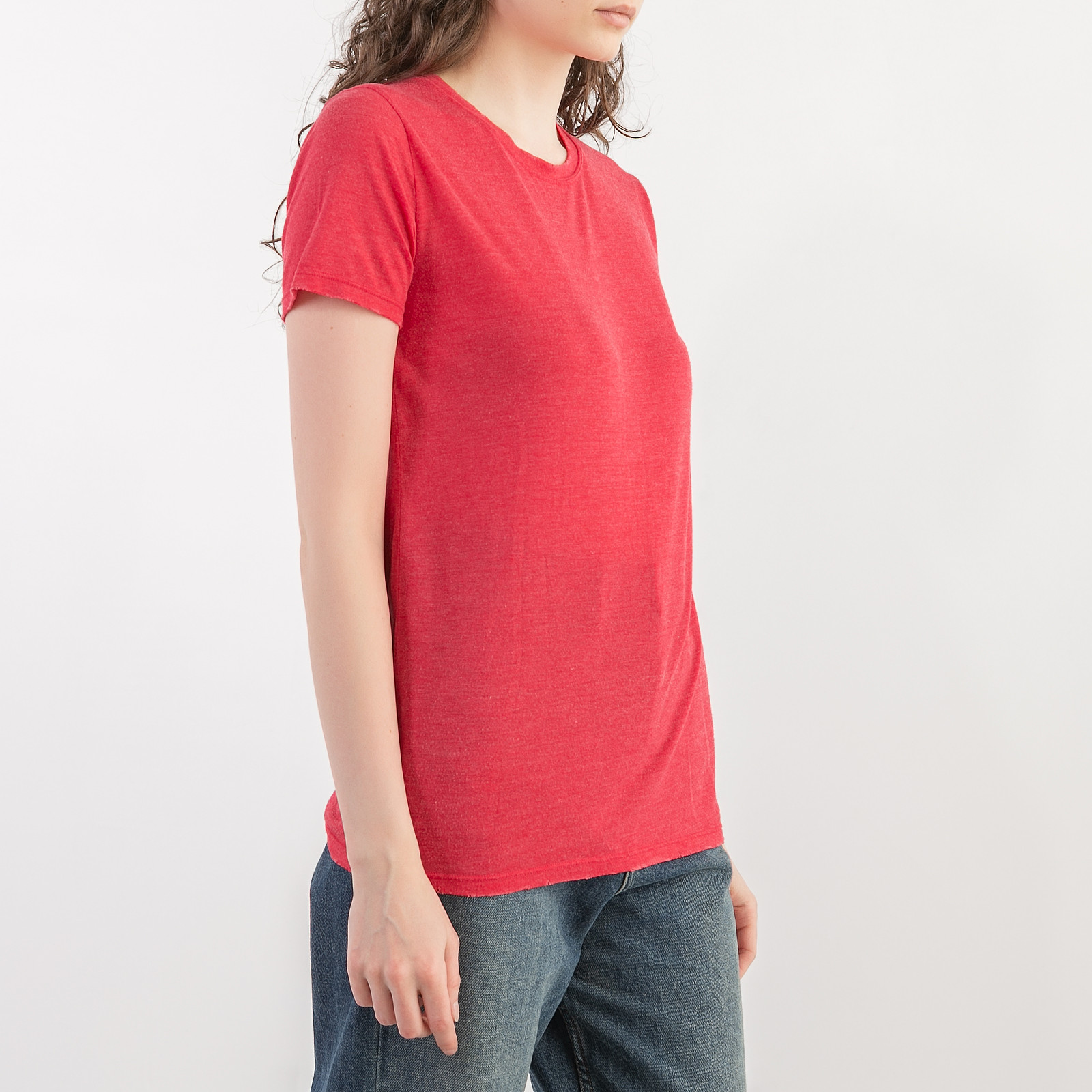 Футболка красного цвета IRO Jeans - фото из каталога магазина брендовой одежды Second Friend Store Футболка IRO Jeans - купить оригинал в секонд-хенде SFS - 3