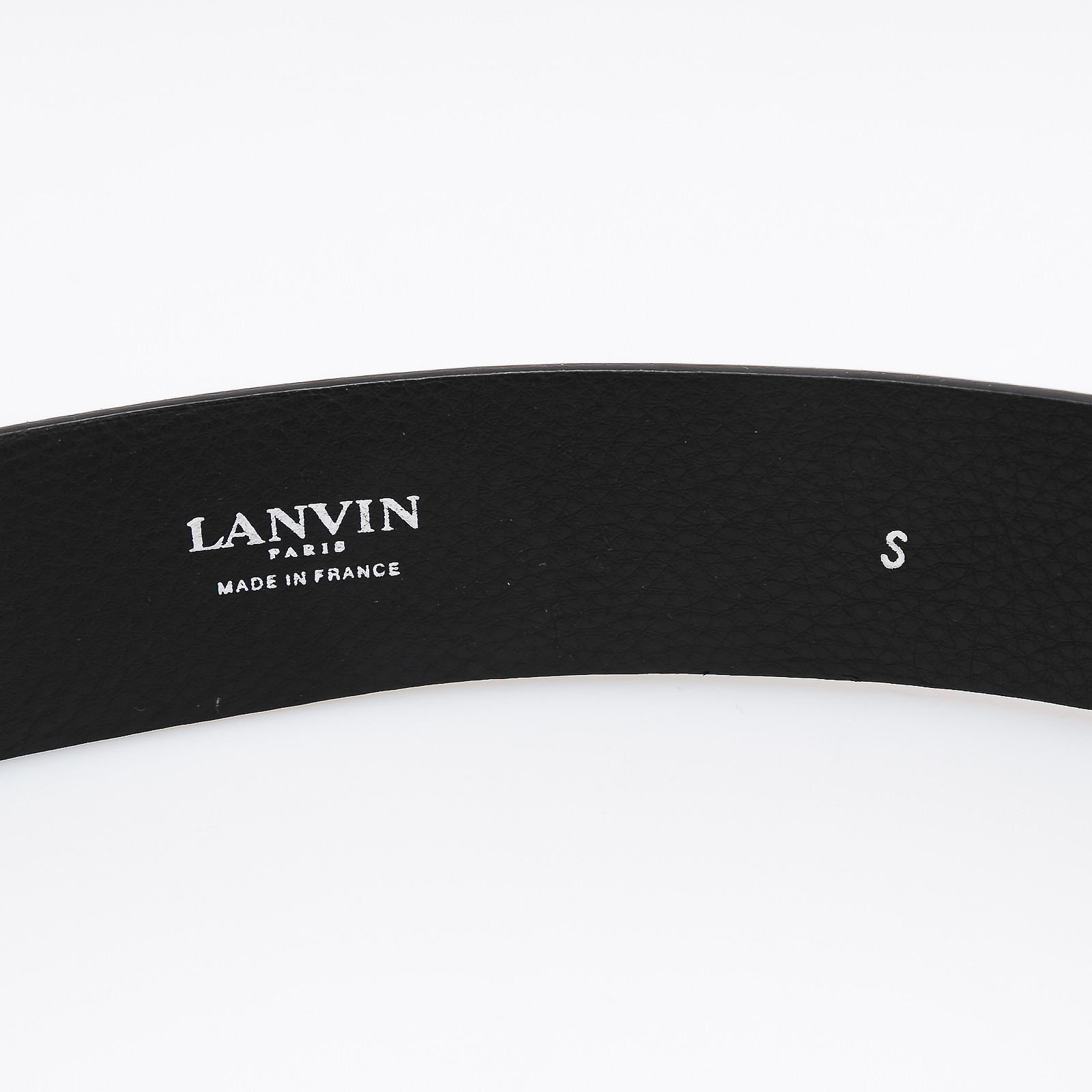 Ремень  серебряного цвета Lanvin - фото из каталога магазина брендовой одежды Second Friend Store Ремень Lanvin - купить оригинал в секонд-хенде SFS - 4