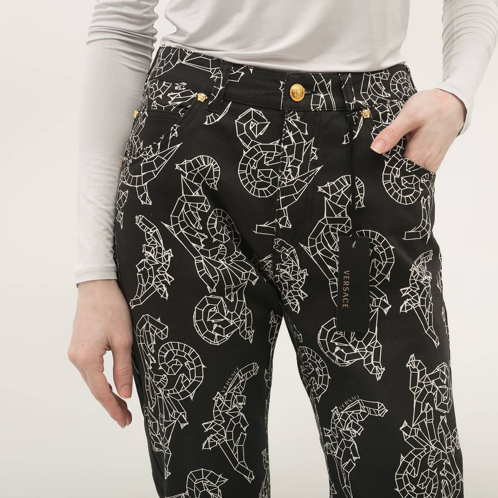 Джинсы Versace - купить оригинал в секонд-хенде SFS - 4