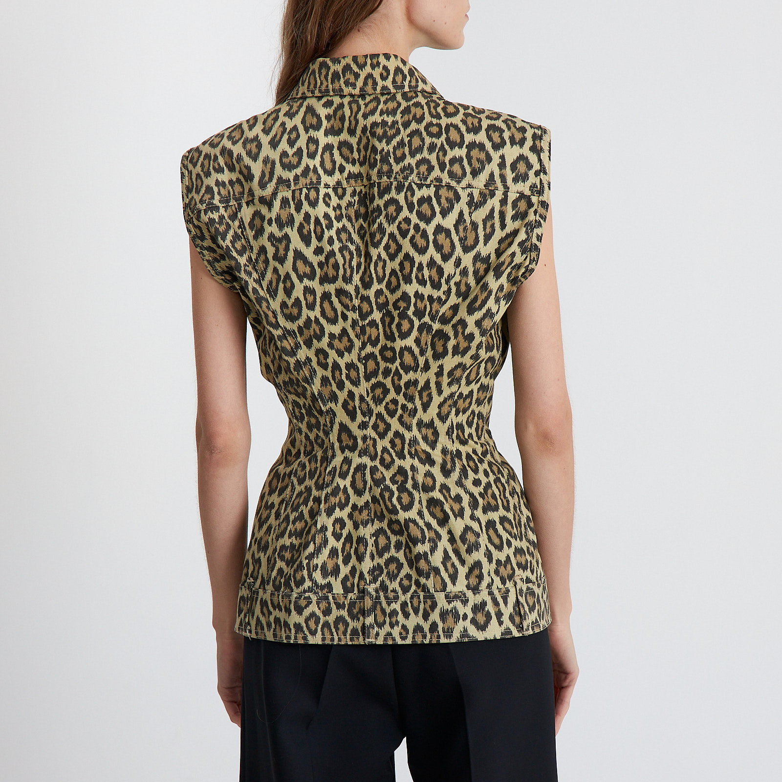 Жилет бежевого цвета Gaultier Junior - фото из каталога магазина брендовой одежды Second Friend Store Жилет Gaultier Junior - купить оригинал в секонд-хенде SFS - 3