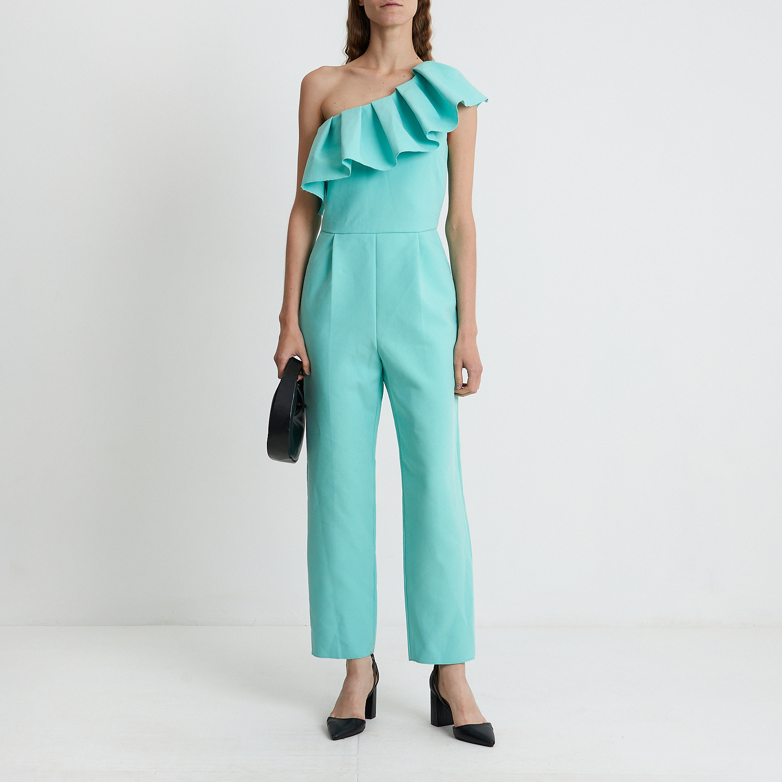 Комбинезон зеленого цвета MSGM - фото из каталога магазина брендовой одежды Second Friend Store Комбинезон MSGM - купить оригинал в секонд-хенде SFS - 2