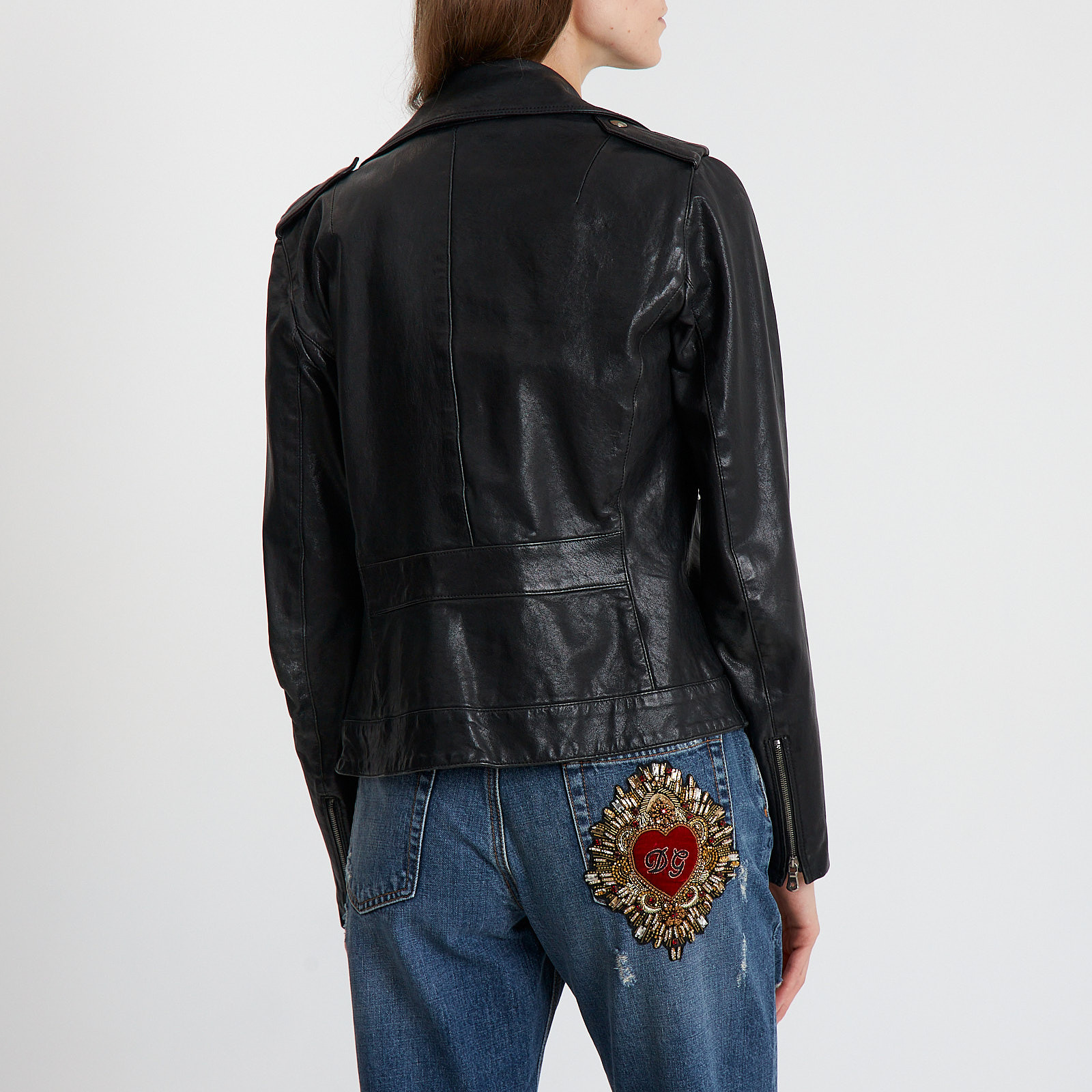 Кожаная куртка Dolce&Gabbana - купить оригинал в секонд-хенде SFS - 3