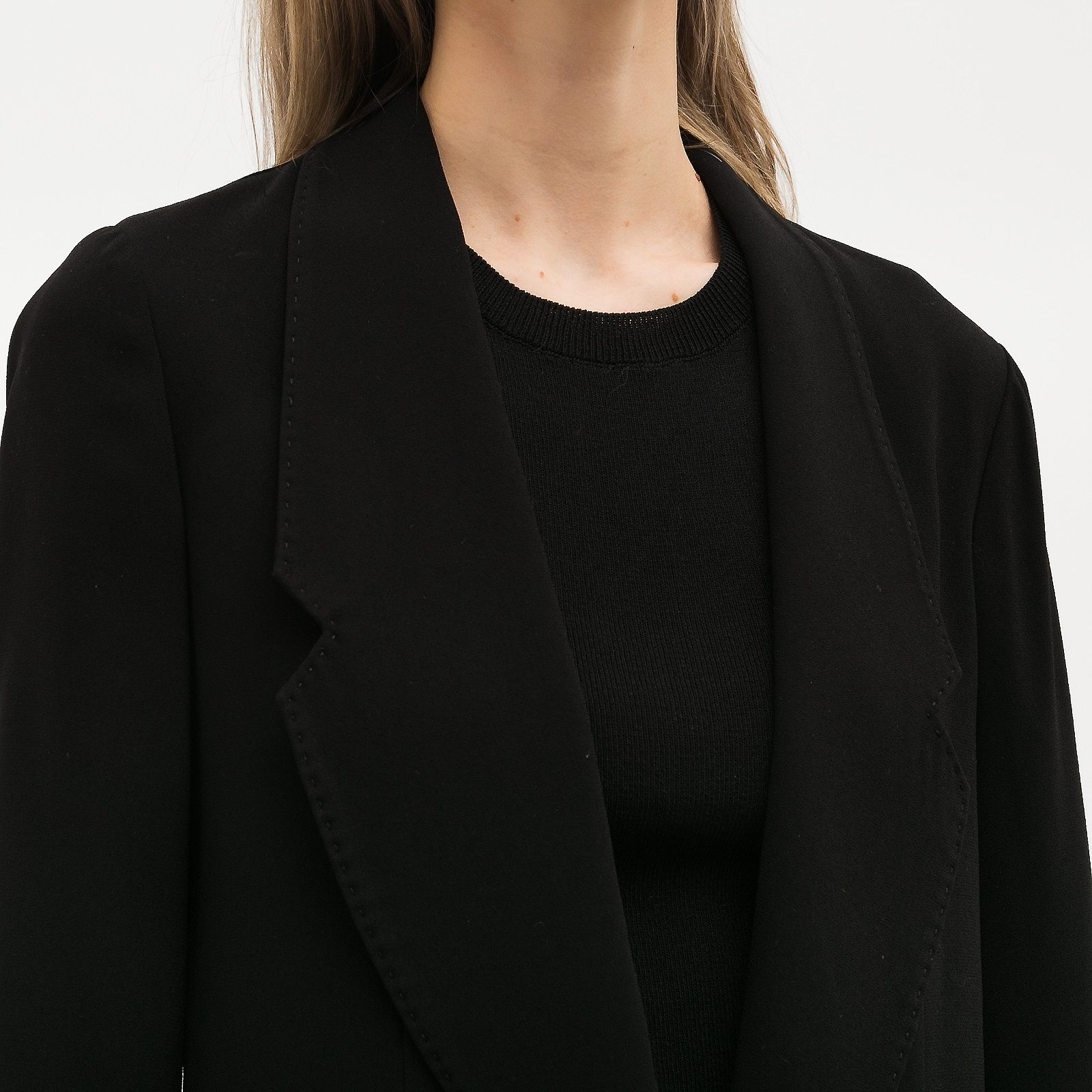 Пиджак черного цвета Alexander Wang - фото из каталога магазина брендовой одежды Second Friend Store Пиджак Alexander Wang - купить оригинал в секонд-хенде SFS - 4