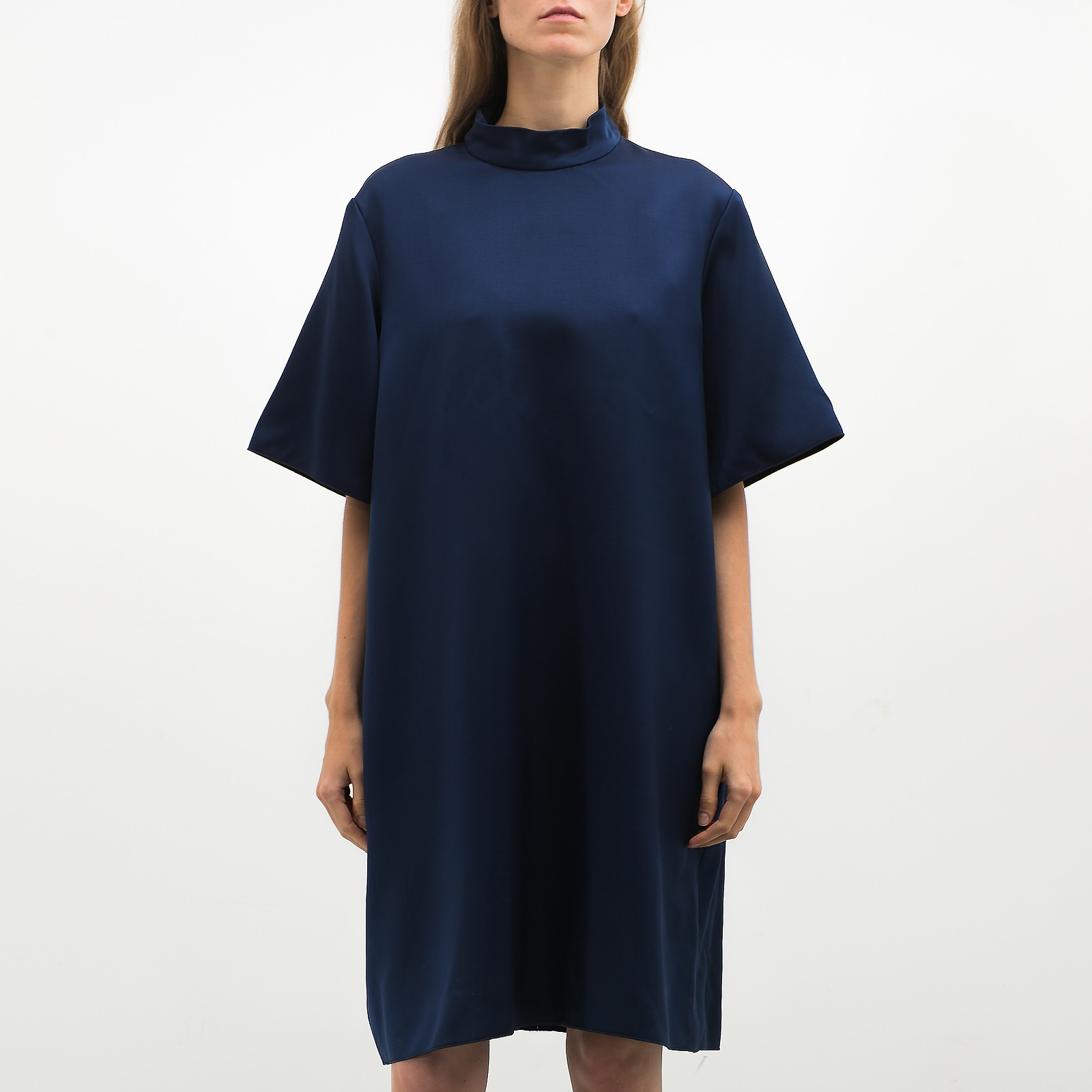 Платье синего цвета Celine - фото из каталога магазина брендовой одежды Second Friend Store Платье Celine - купить оригинал в секонд-хенде SFS - 1