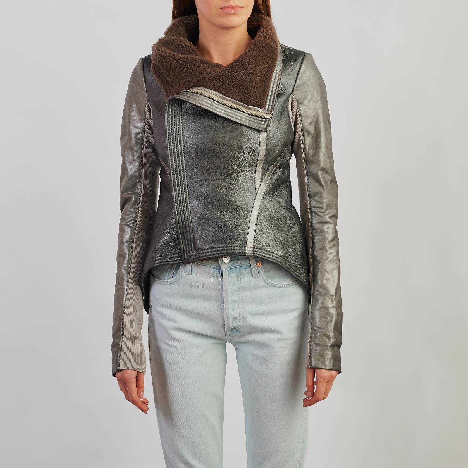 Кожаная куртка Rick Owens - купить оригинал в секонд-хенде SFS - 1