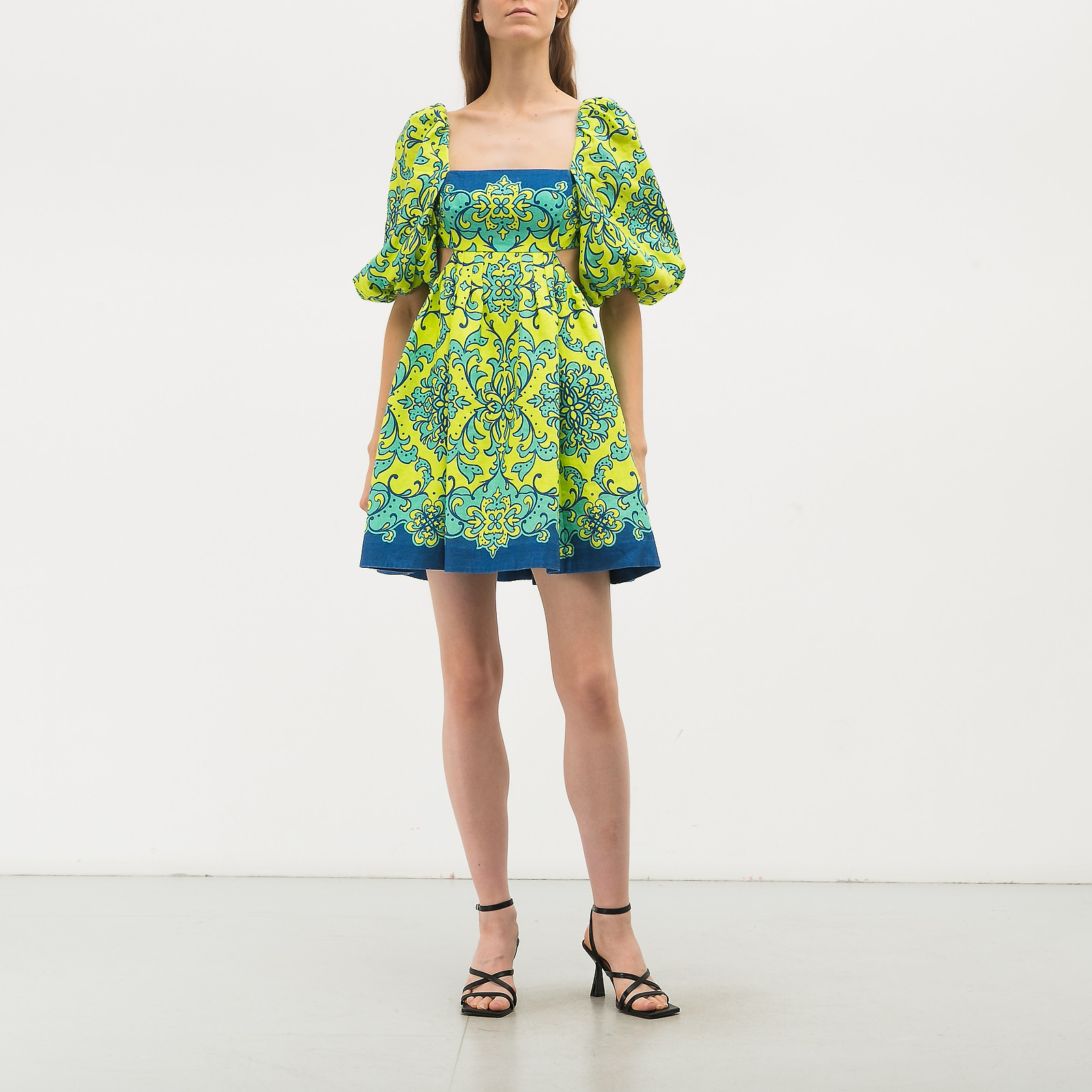 Платье желтого цвета Zimmermann - фото из каталога магазина брендовой одежды Second Friend Store Платье Zimmermann - купить оригинал в секонд-хенде SFS - 3