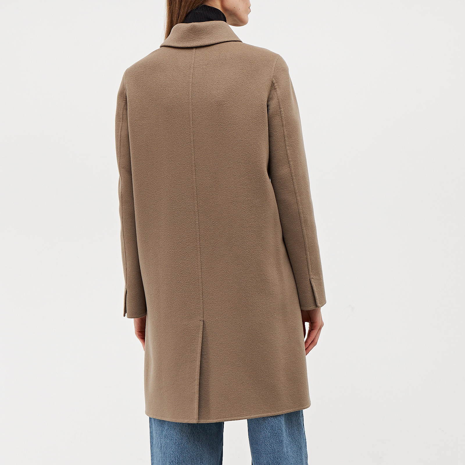 Пальто коричневого цвета Loro Piana - фото из каталога магазина брендовой одежды Second Friend Store Пальто Loro Piana - купить оригинал в секонд-хенде SFS - 3