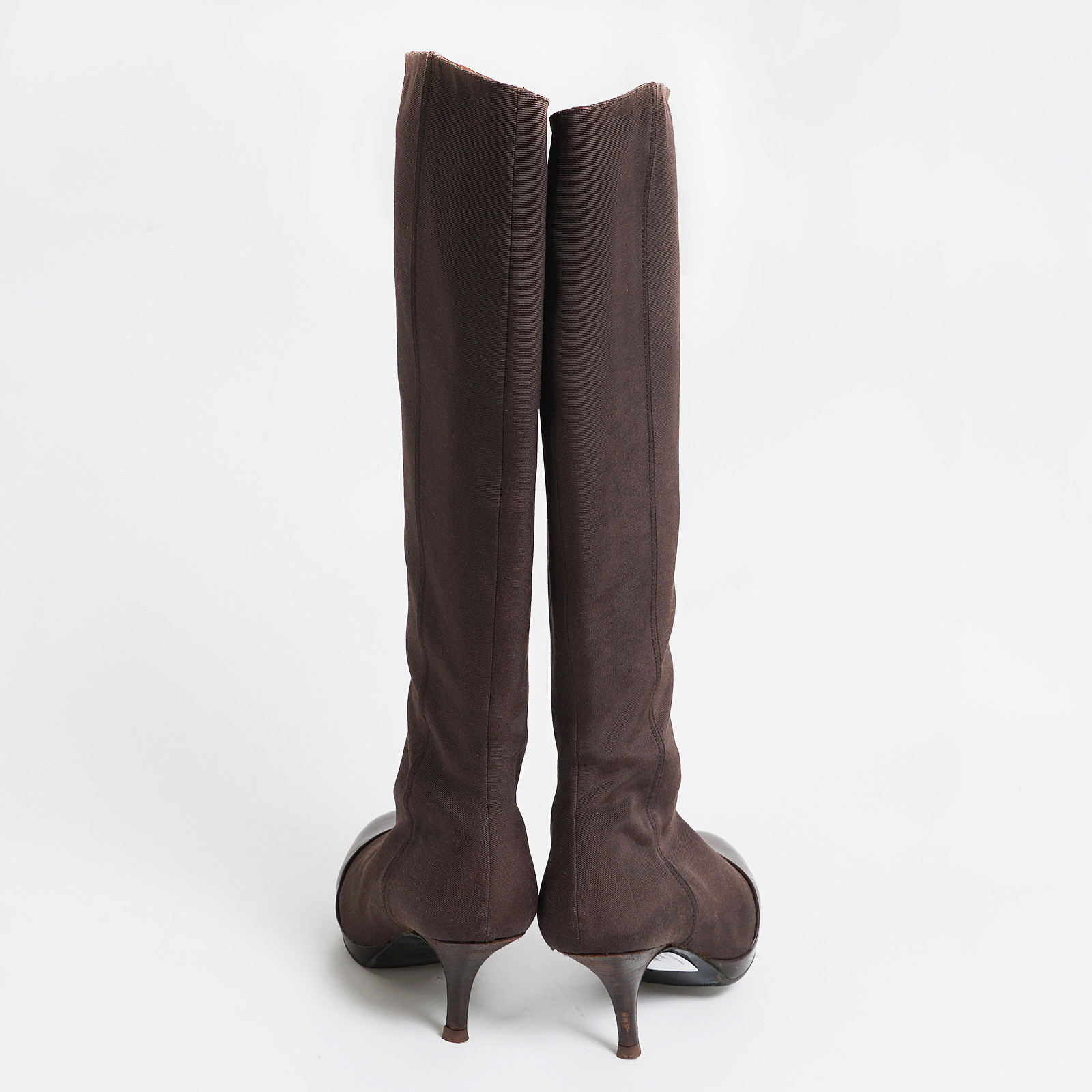 Сапоги коричневого цвета Dries Van Noten - фото из каталога магазина брендовой одежды Second Friend Store Сапоги Dries Van Noten - купить оригинал в секонд-хенде SFS - 3